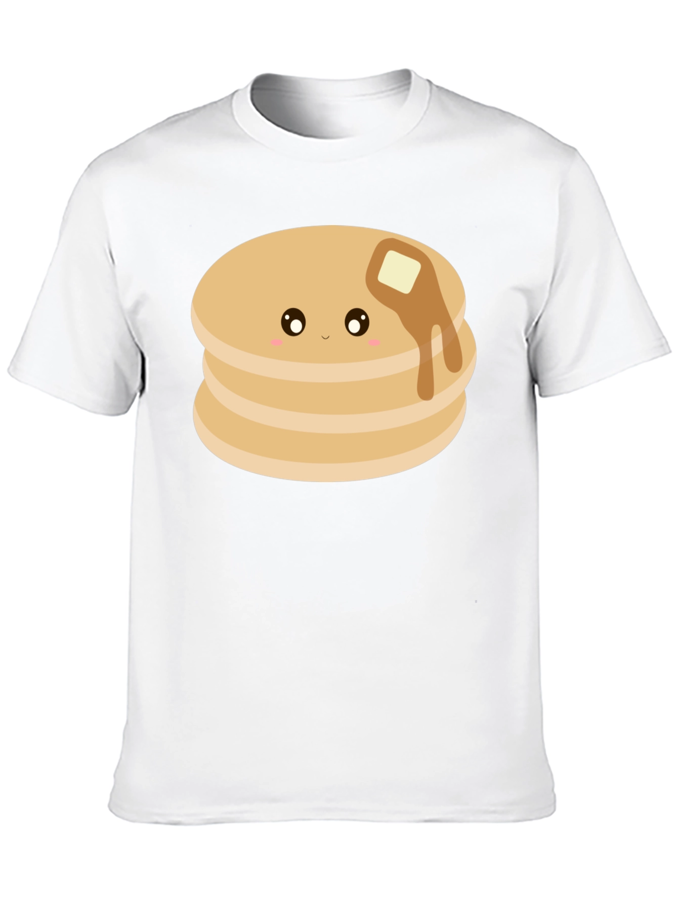 Cute Pancake Stack Graphic T-Shirt
