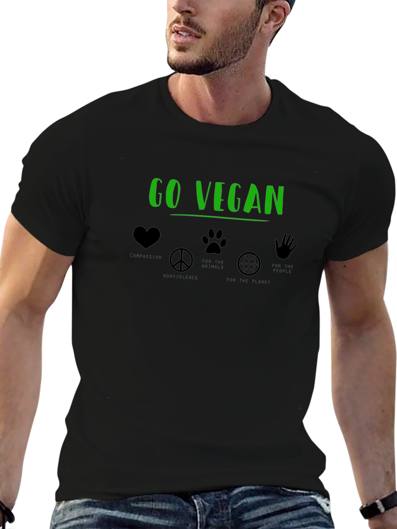 Go Vegan Graphic Tee