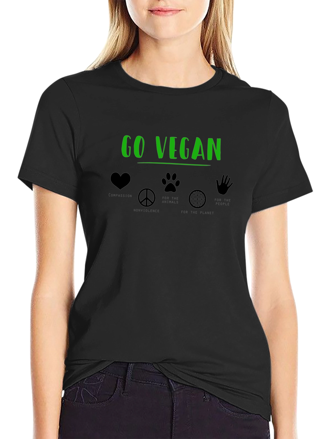 Go Vegan Graphic Tee