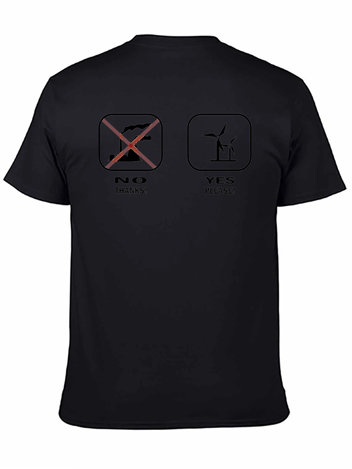 Eco-Friendly T-Shirt: No Pollution Yes Wind Power!