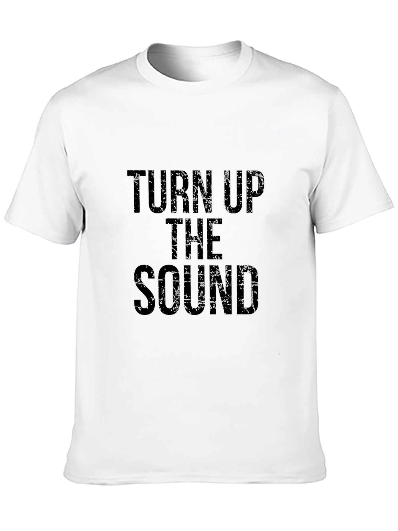 Turn Up the Sound Black T-Shirt