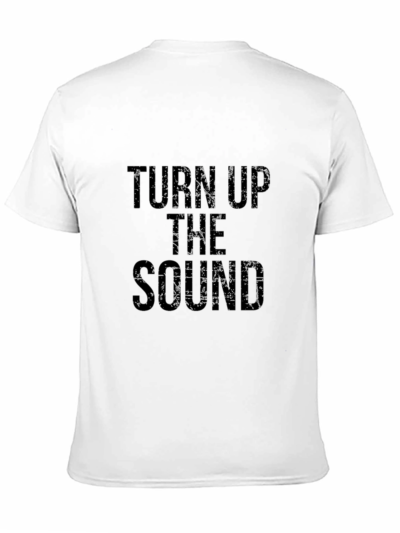 Turn Up the Sound Black T-Shirt