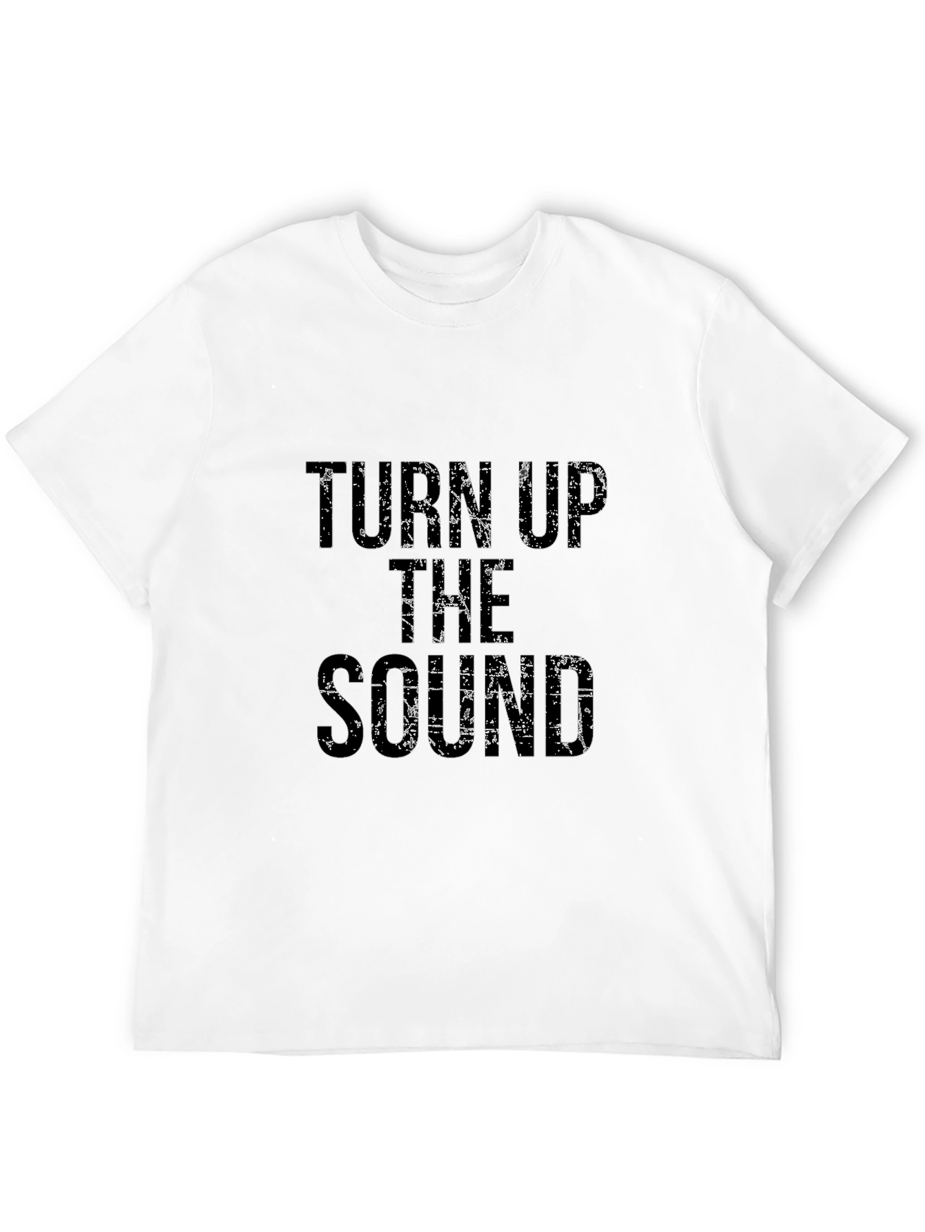 Turn Up the Sound Black T-Shirt