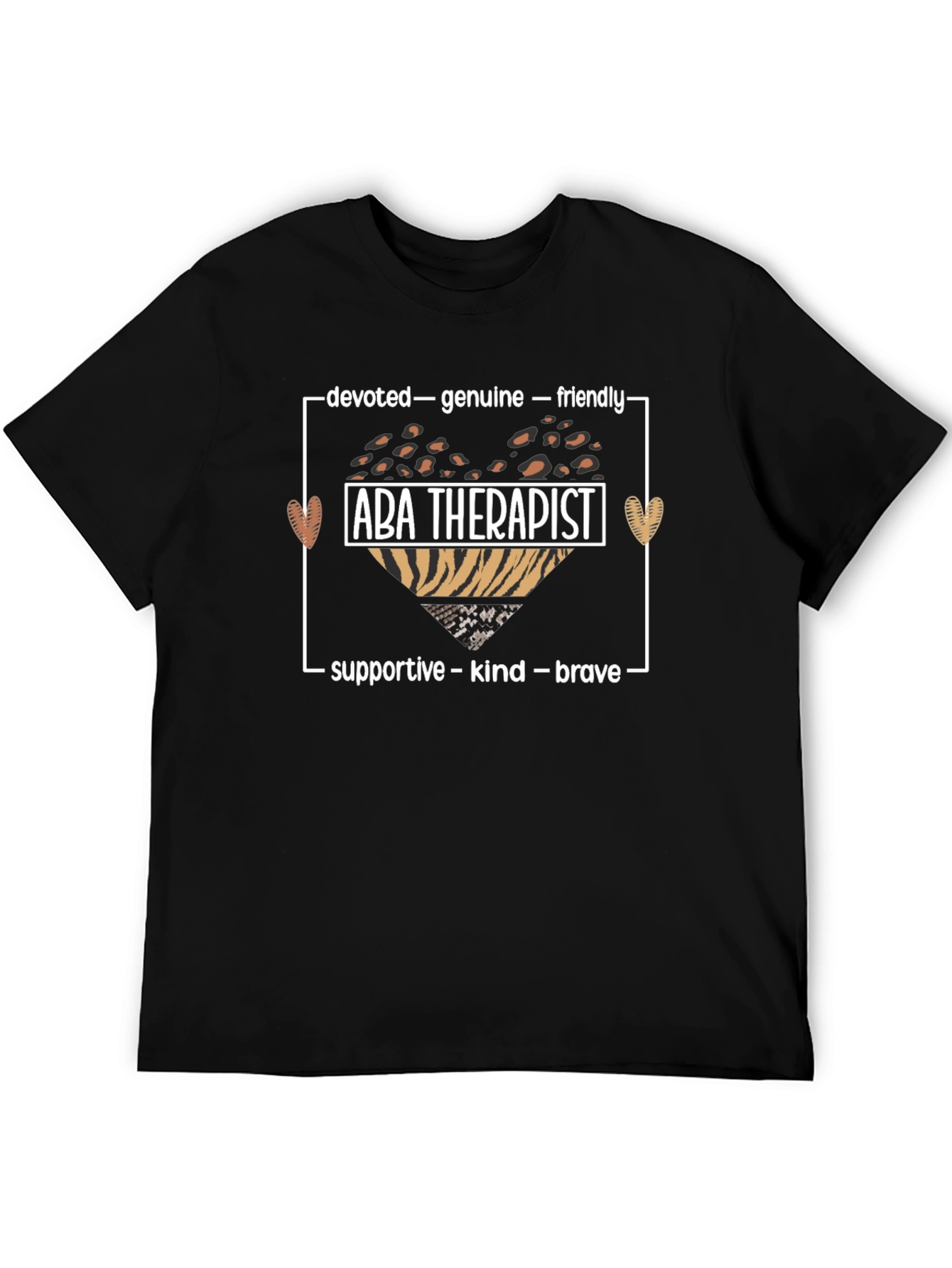 ABA Therapist Heart Graphic T-Shirt