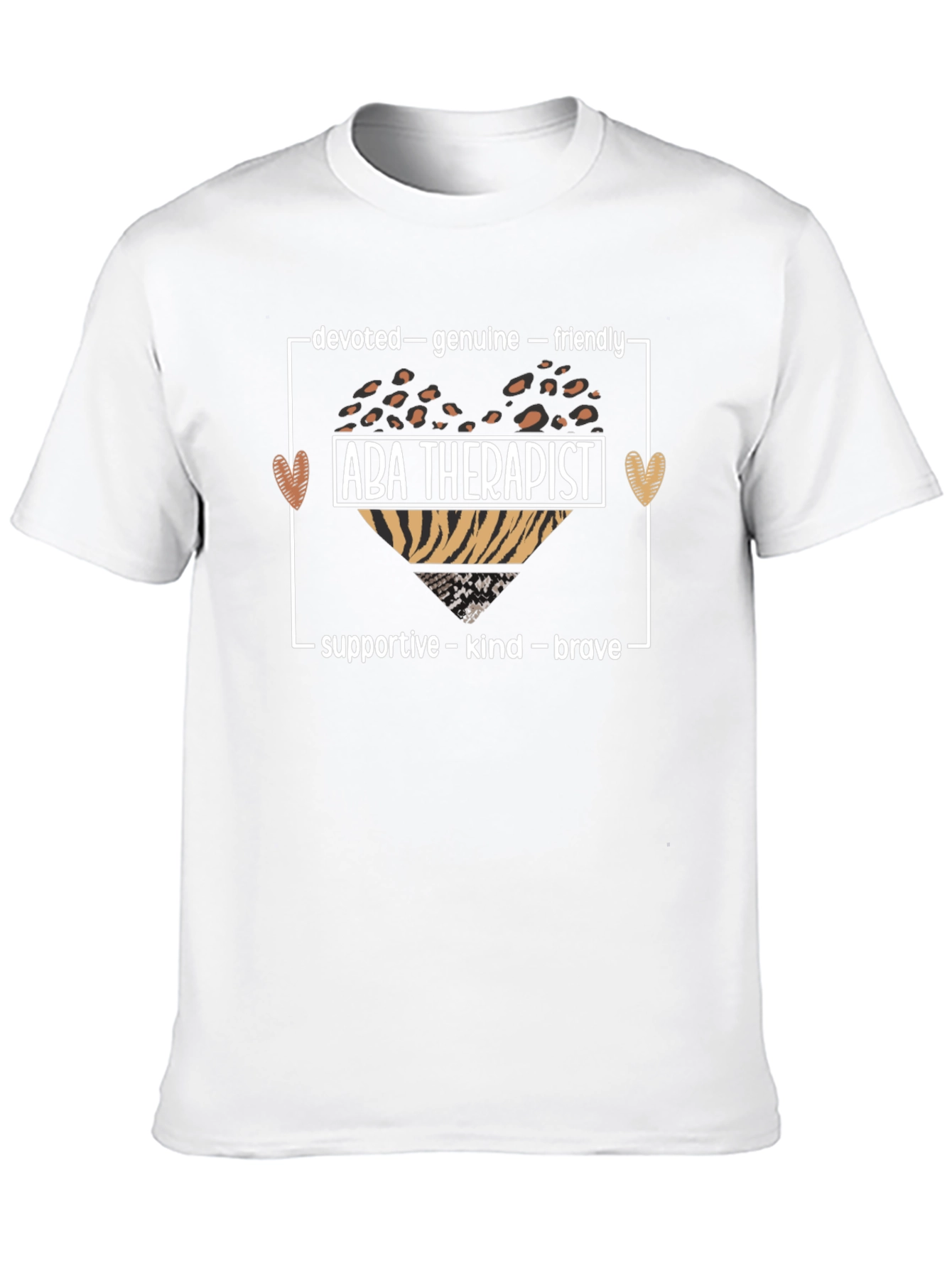 ABA Therapist Heart Graphic T-Shirt
