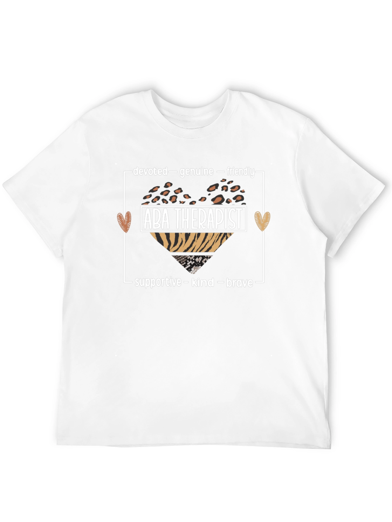 ABA Therapist Heart Graphic T-Shirt