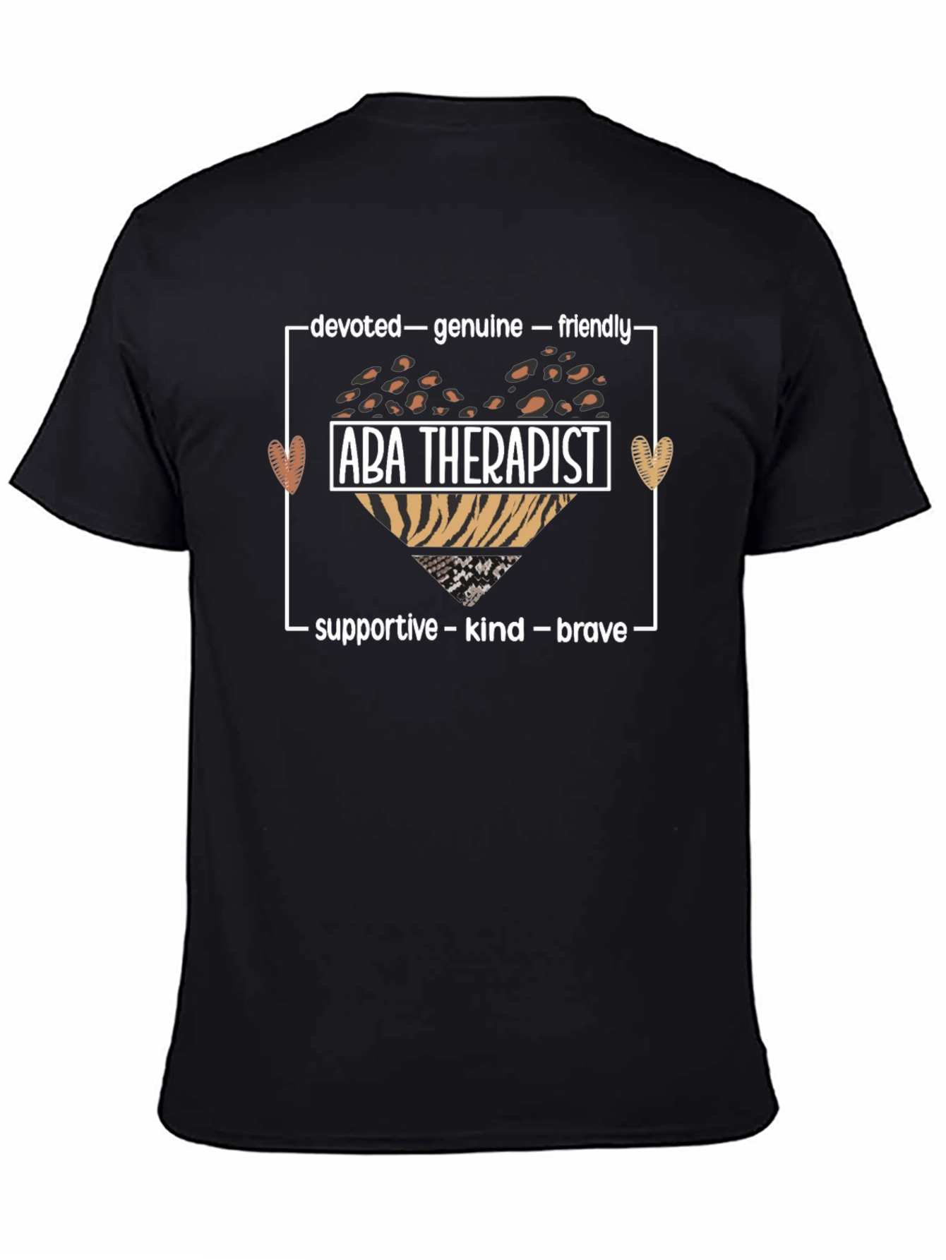 ABA Therapist Heart Graphic T-Shirt