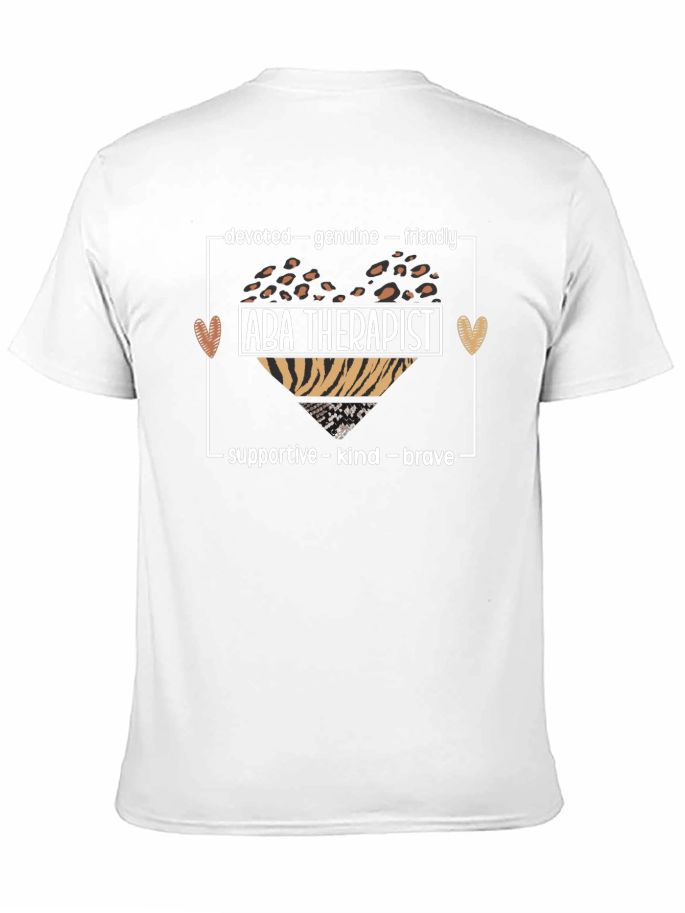 ABA Therapist Heart Graphic T-Shirt