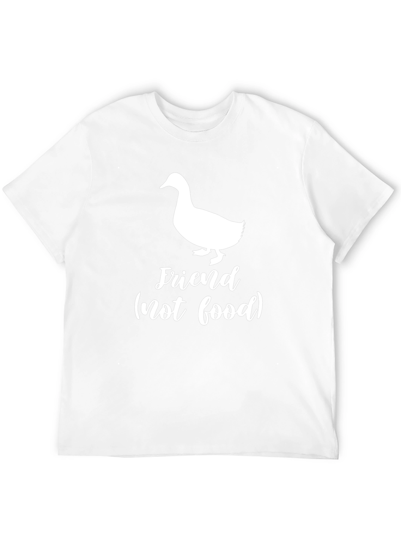 Friend Not Food Duck Graphic Tee - Black T-Shirt