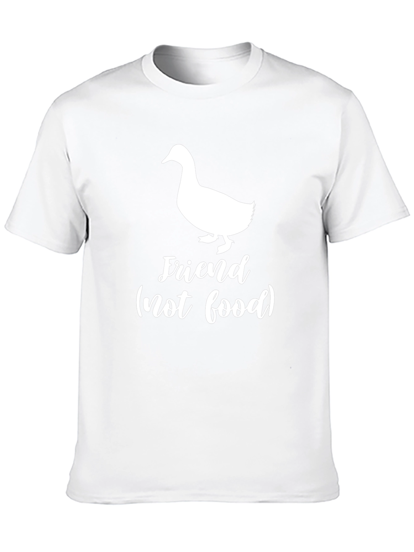 Friend Not Food Duck Graphic Tee - Black T-Shirt