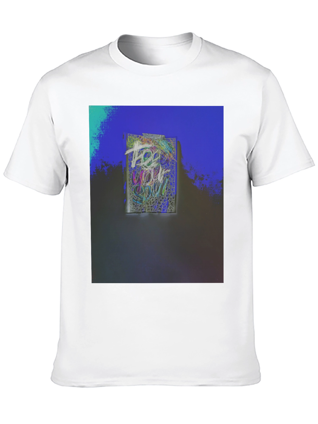 Abstract Graphic Tee - Artistic Soul Design