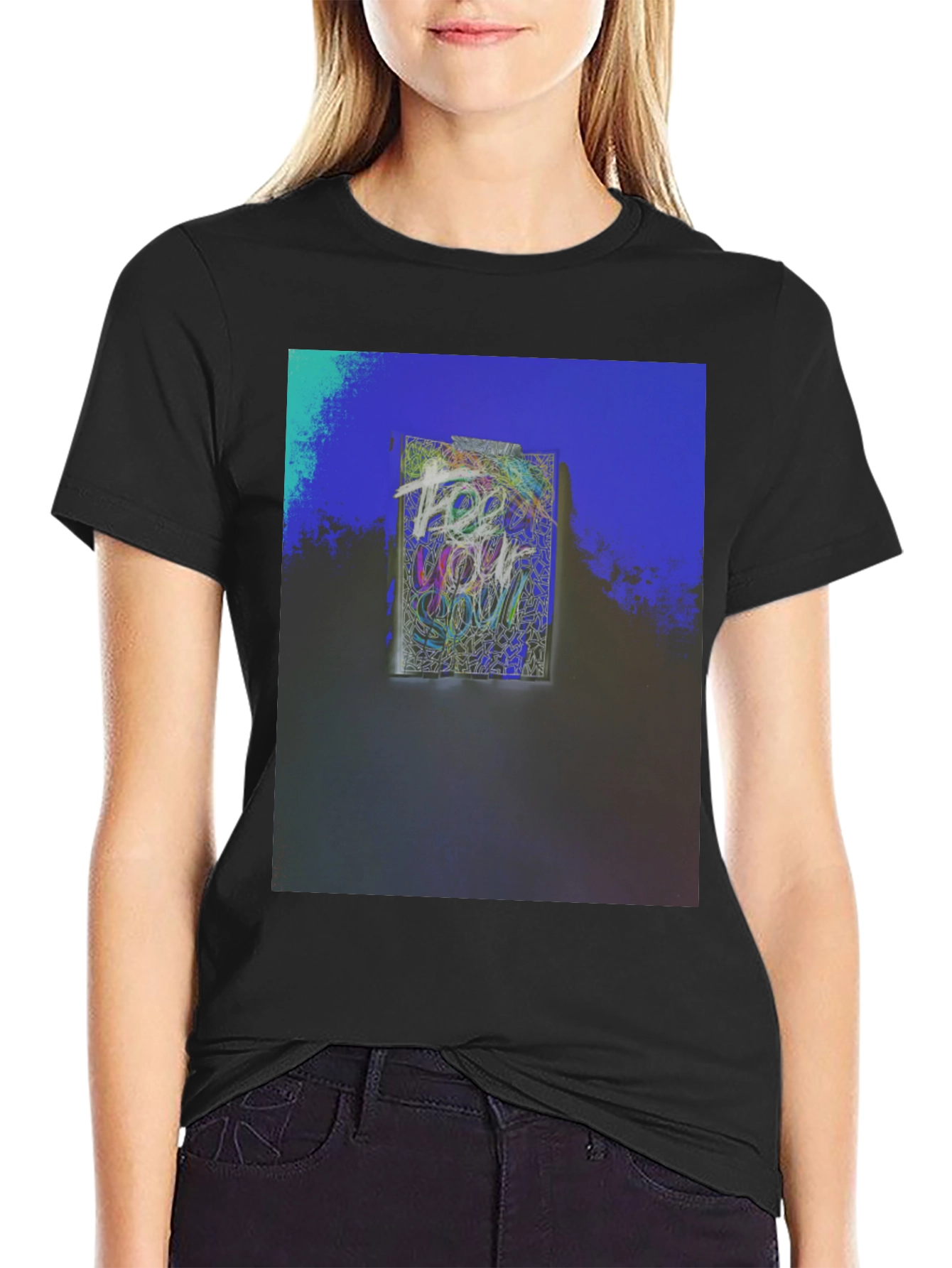 Abstract Graphic Tee - Artistic Soul Design
