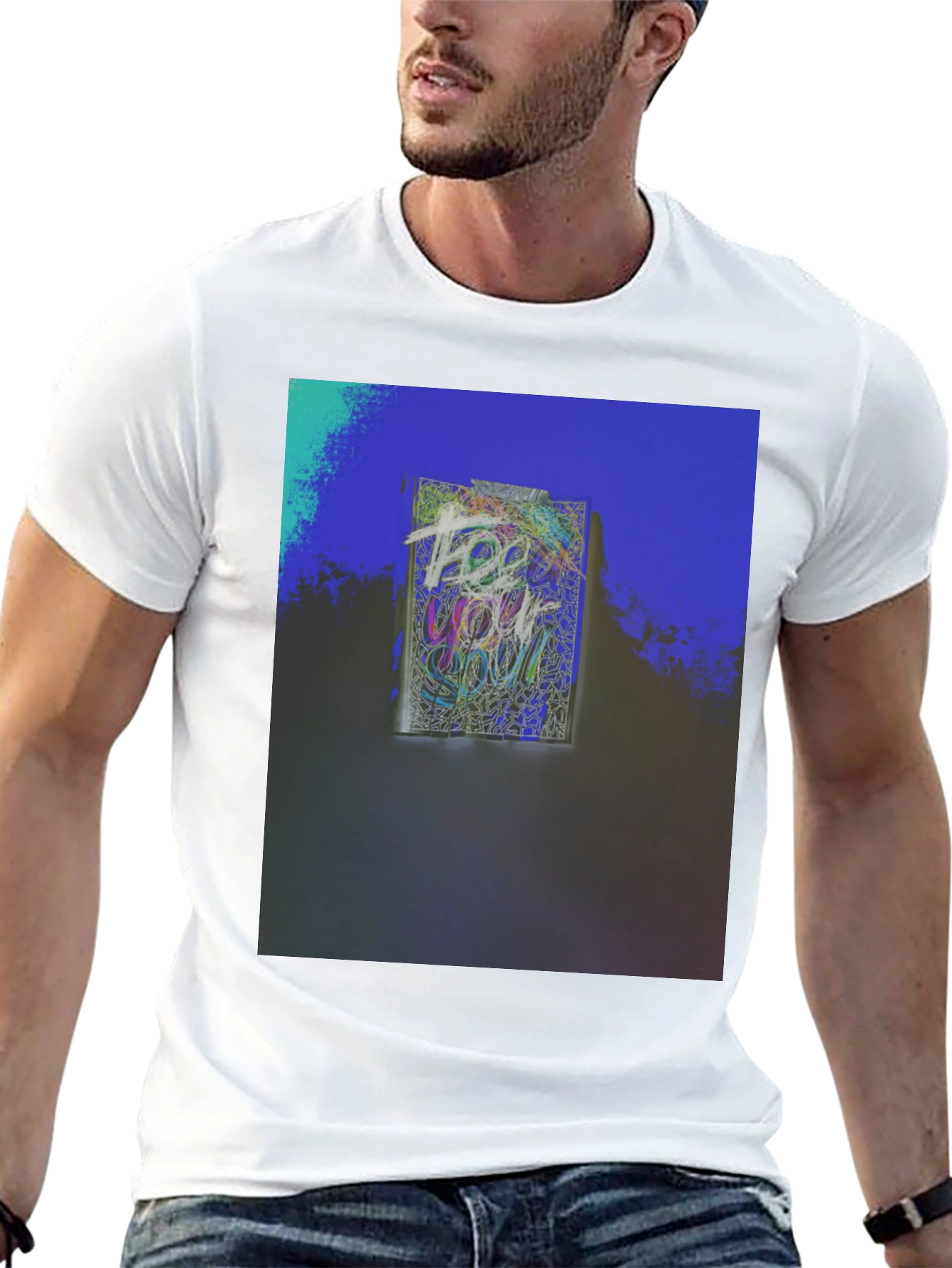 Abstract Graphic Tee - Artistic Soul Design
