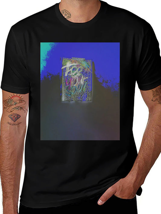 Abstract Graphic Tee - Artistic Soul Design