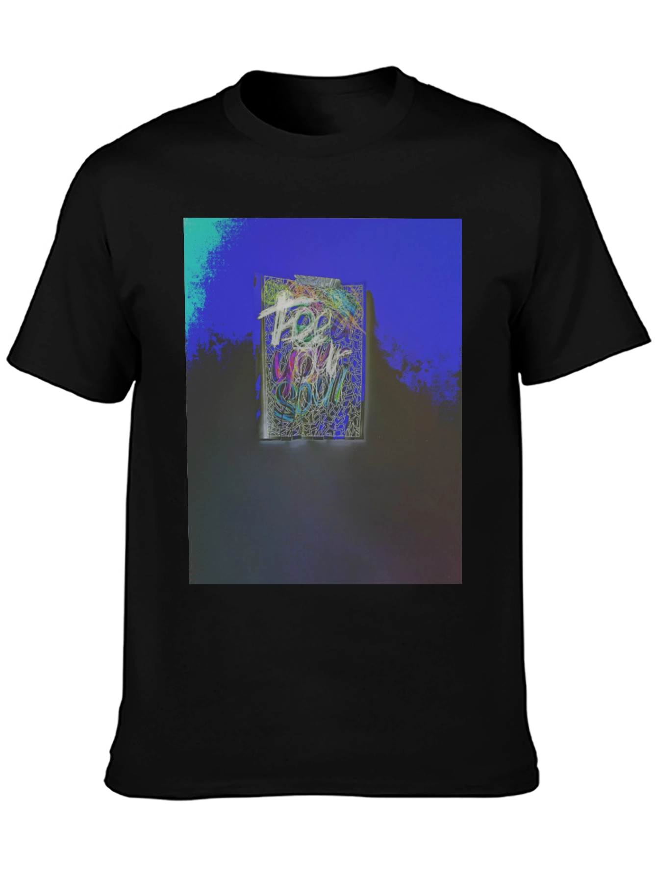 Abstract Graphic Tee - Artistic Soul Design