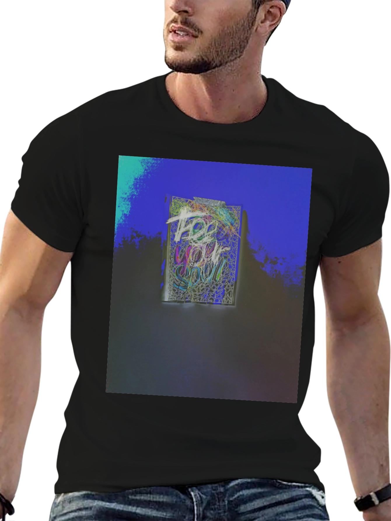 Abstract Graphic Tee - Artistic Soul Design