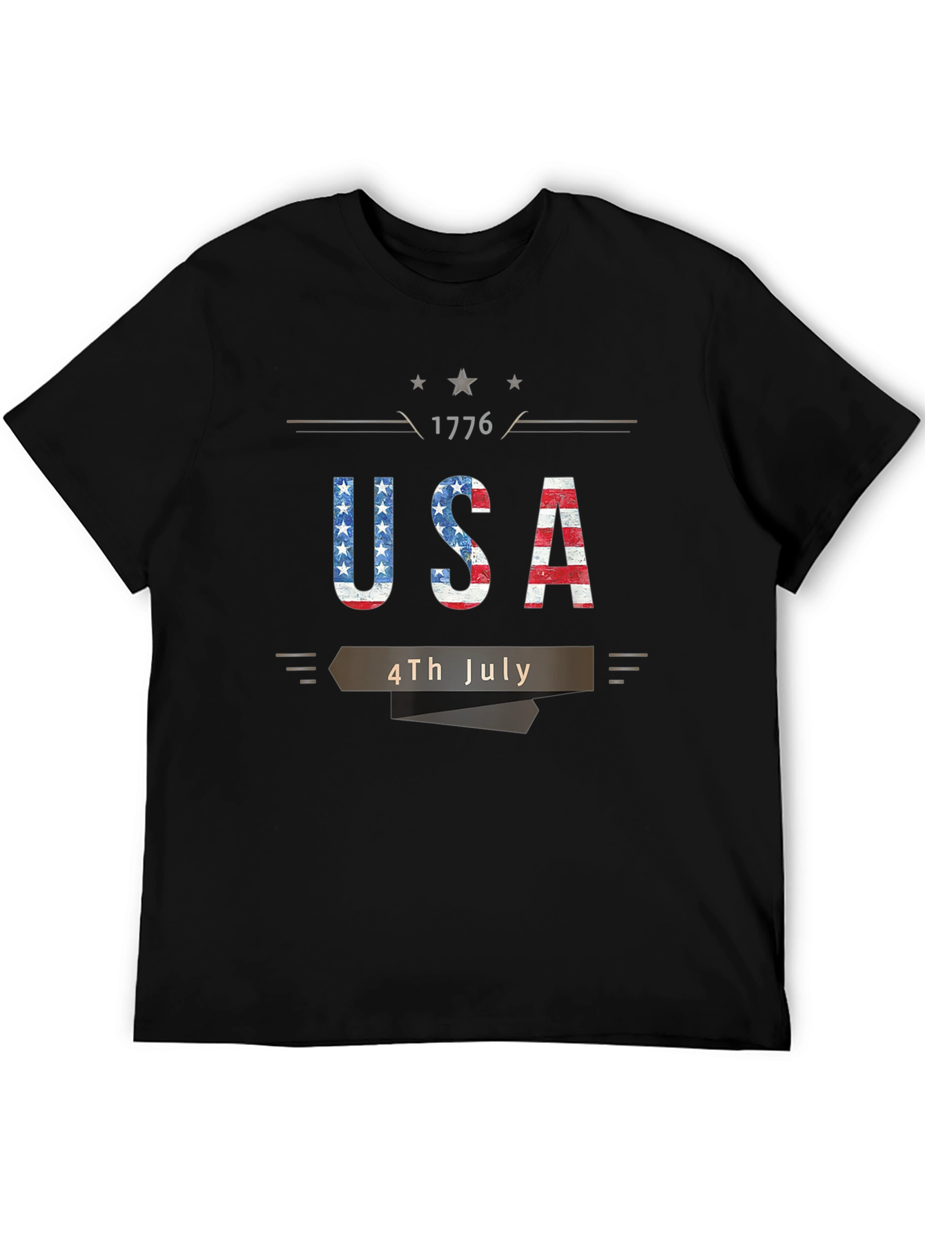 Patriotic USA 4th of July Graphic T-Shirt