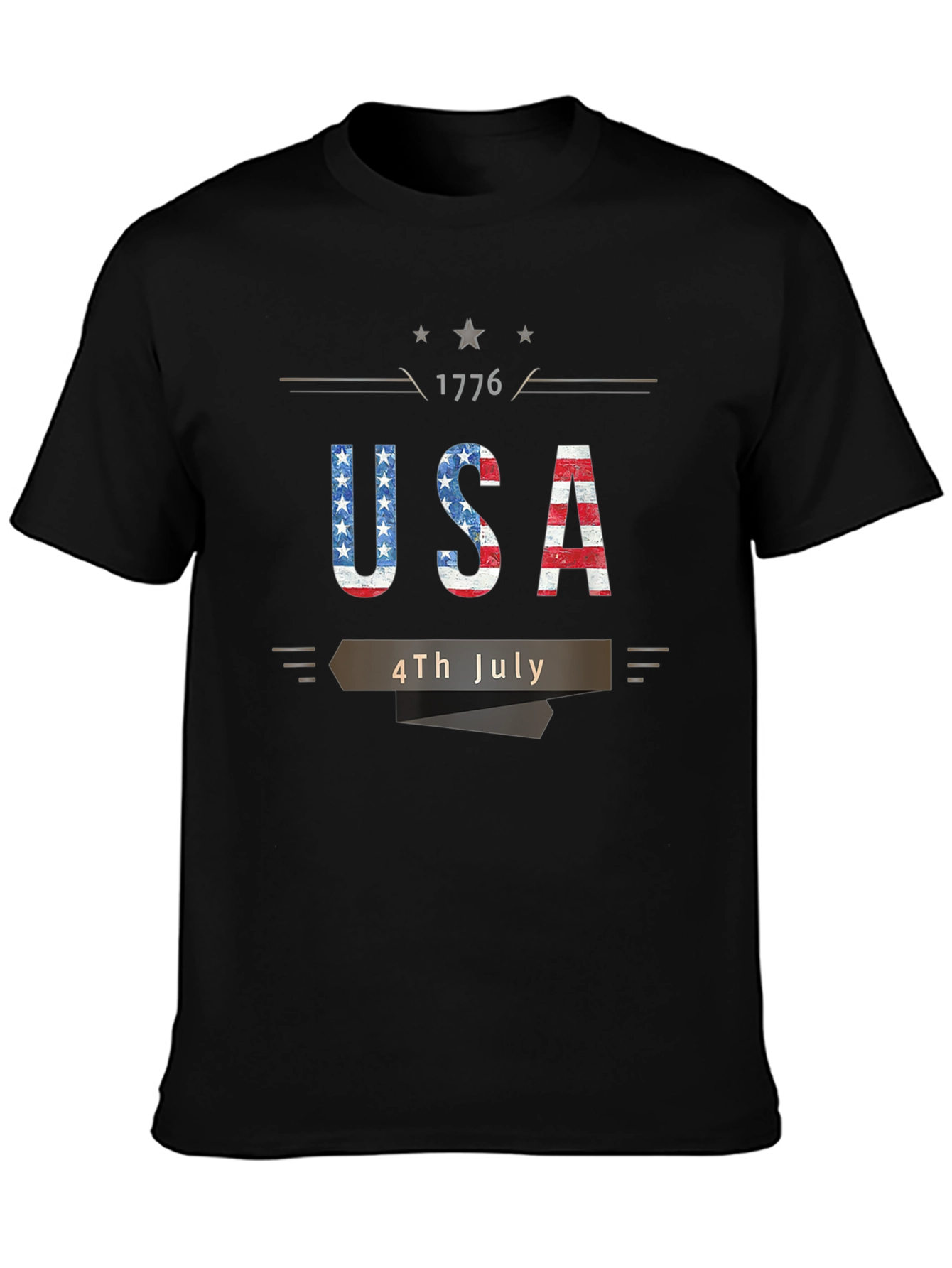 Patriotic USA 4th of July Graphic T-Shirt