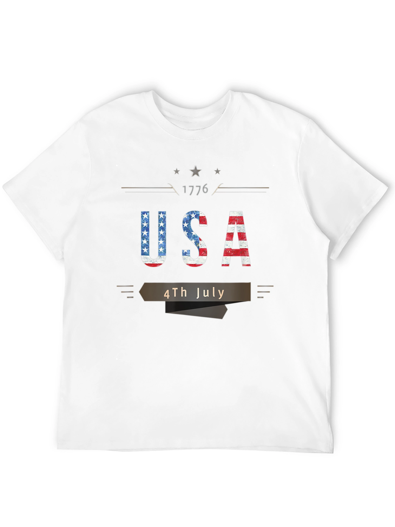 Patriotic USA 4th of July Graphic T-Shirt