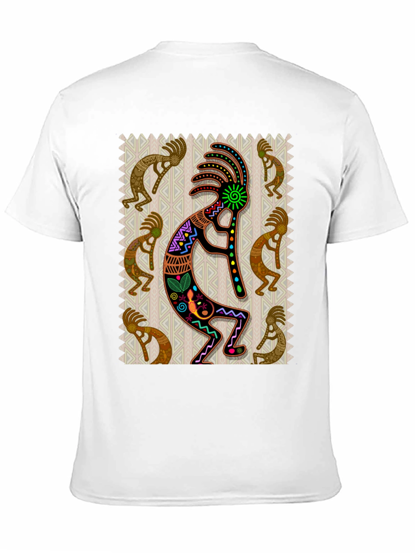 Kokopelli Graphic Tee - Native American Style Design