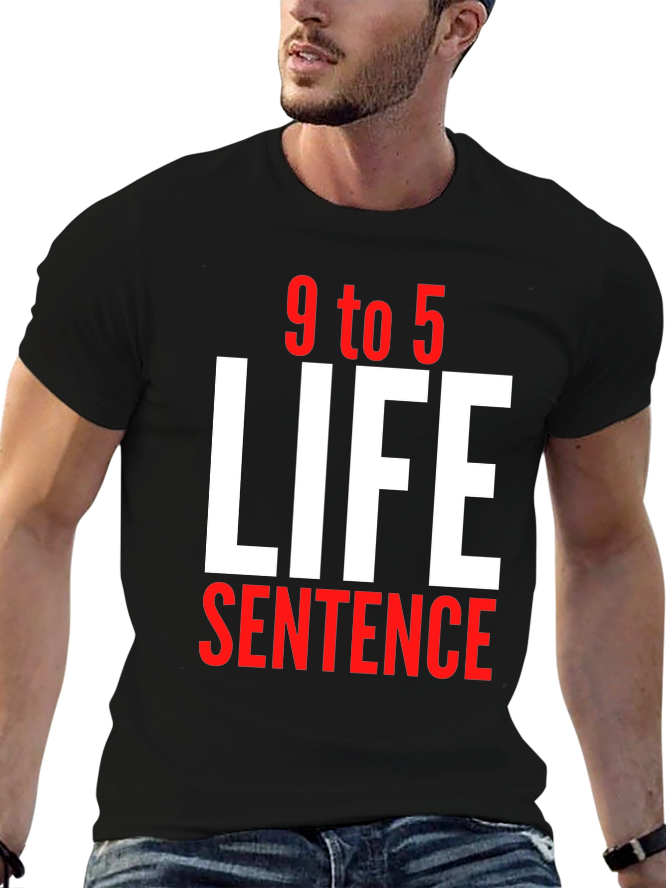 9 to 5 Life Sentence Graphic T-Shirt