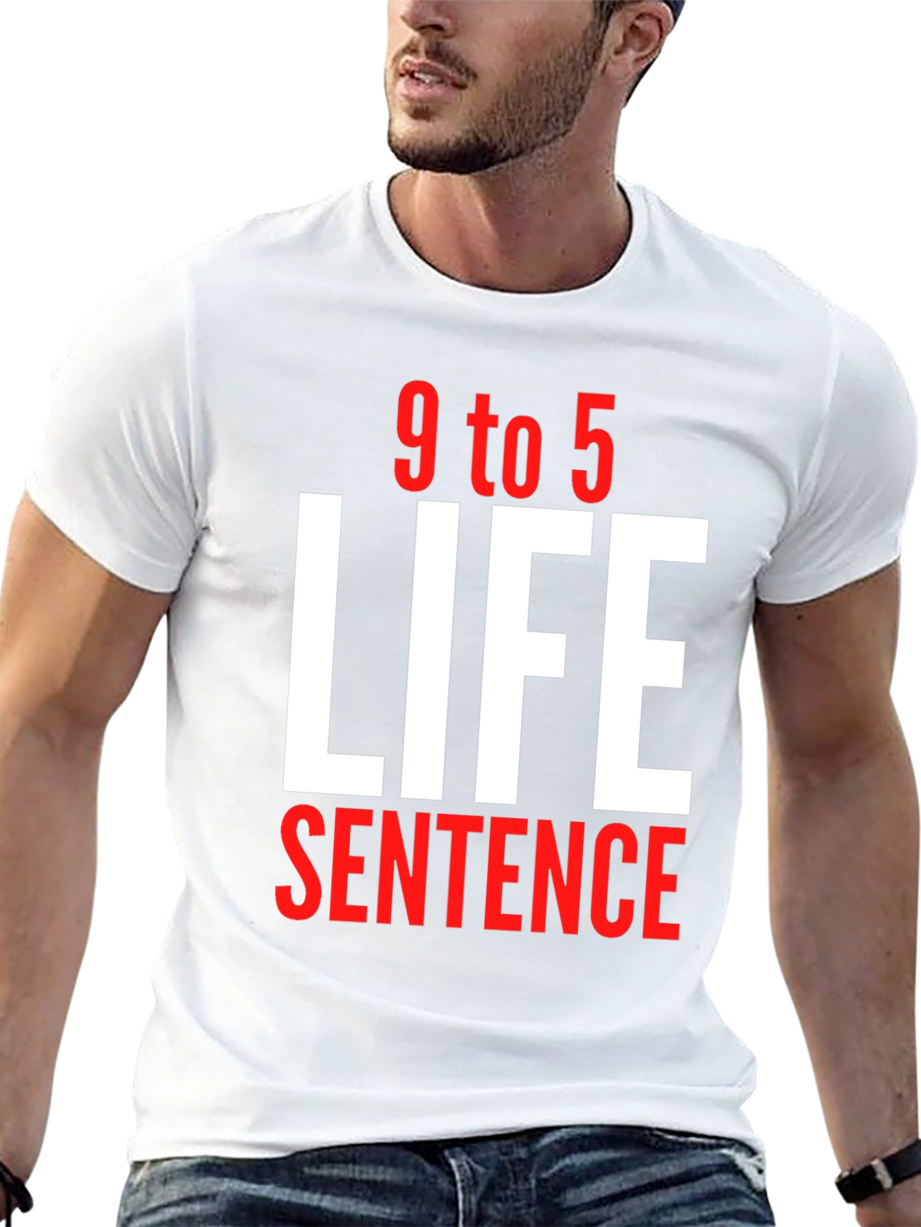 9 to 5 Life Sentence Graphic T-Shirt