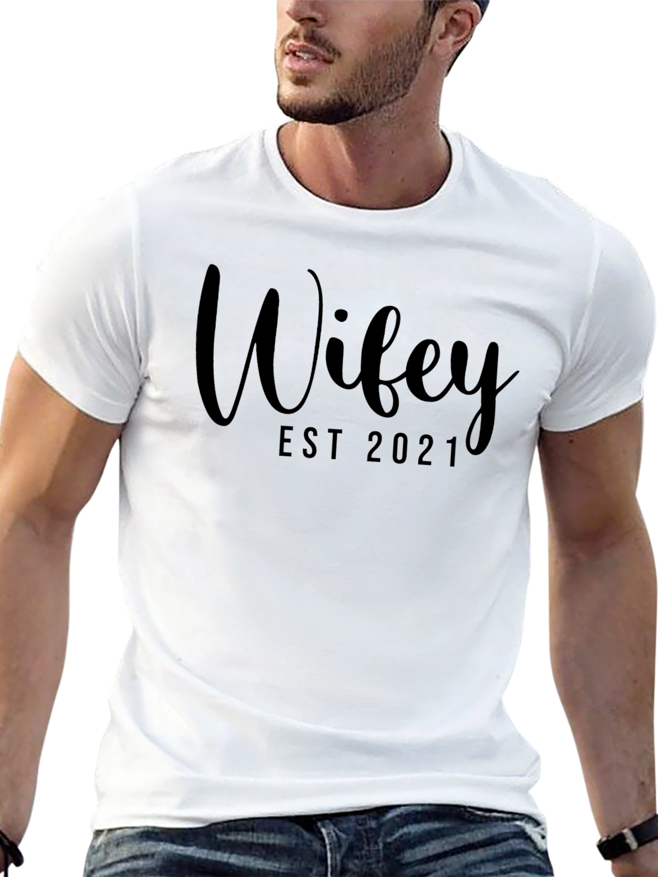 Wifey Est. 2021 - Mens Graphic Tee