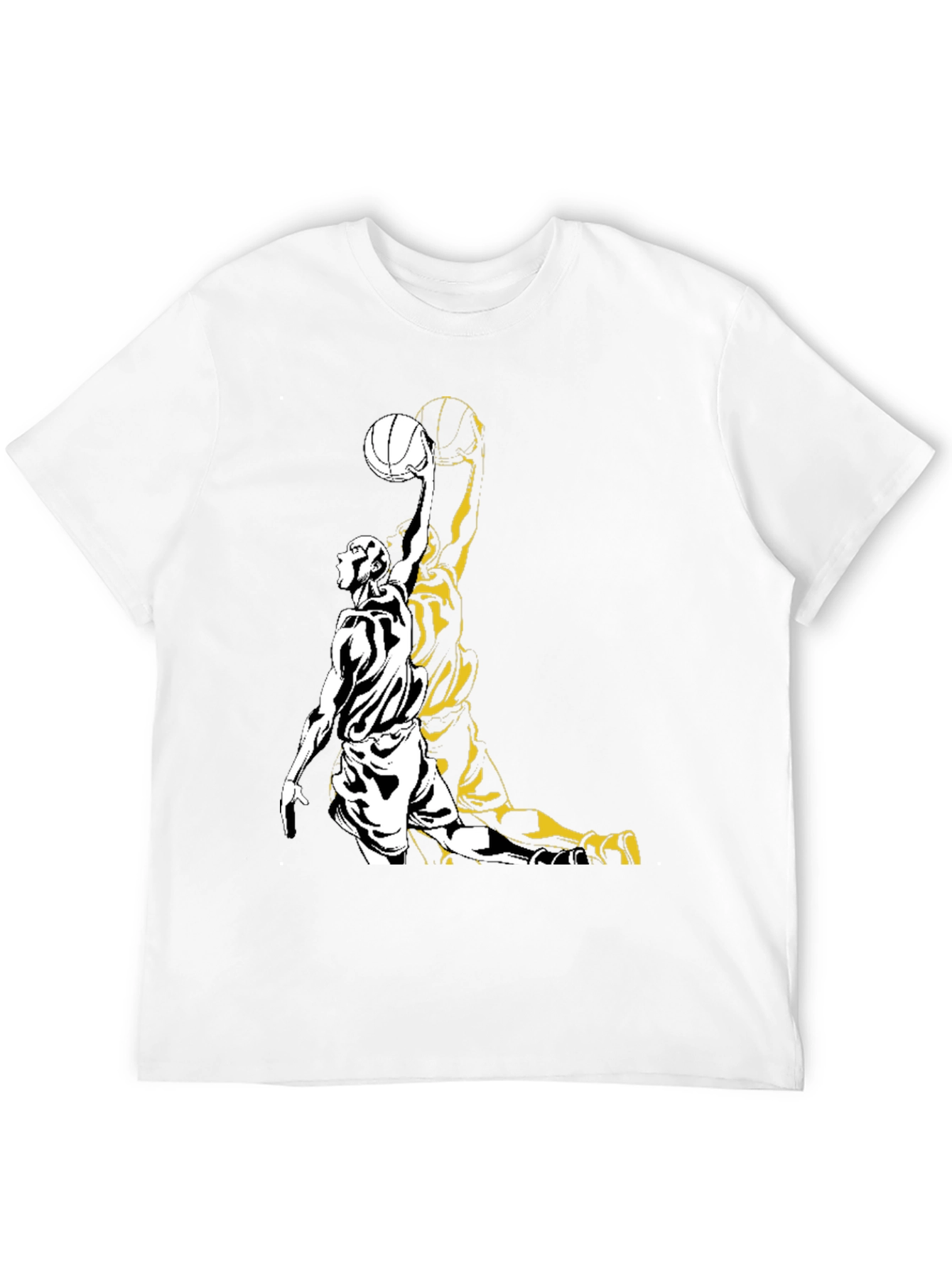 Basketball Player Graphic Print T-Shirt