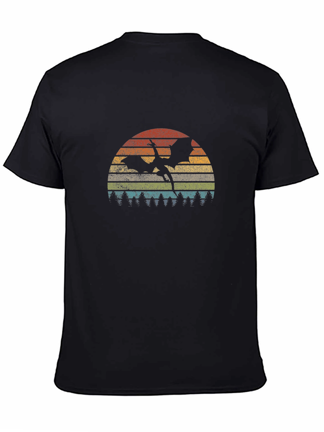 Retro Dragon Sunset T-Shirt