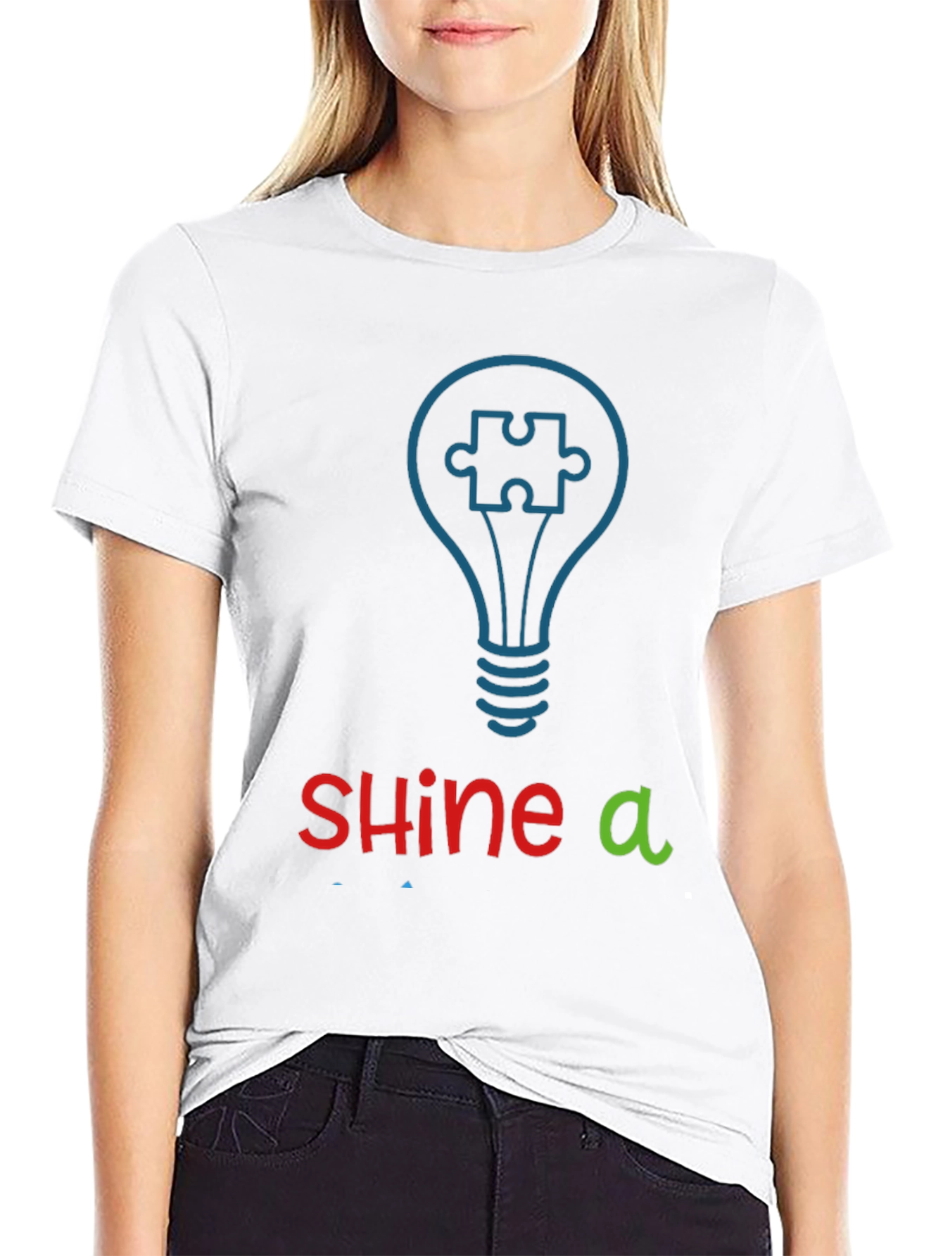 Shine a Light Autism Awareness T-Shirt
