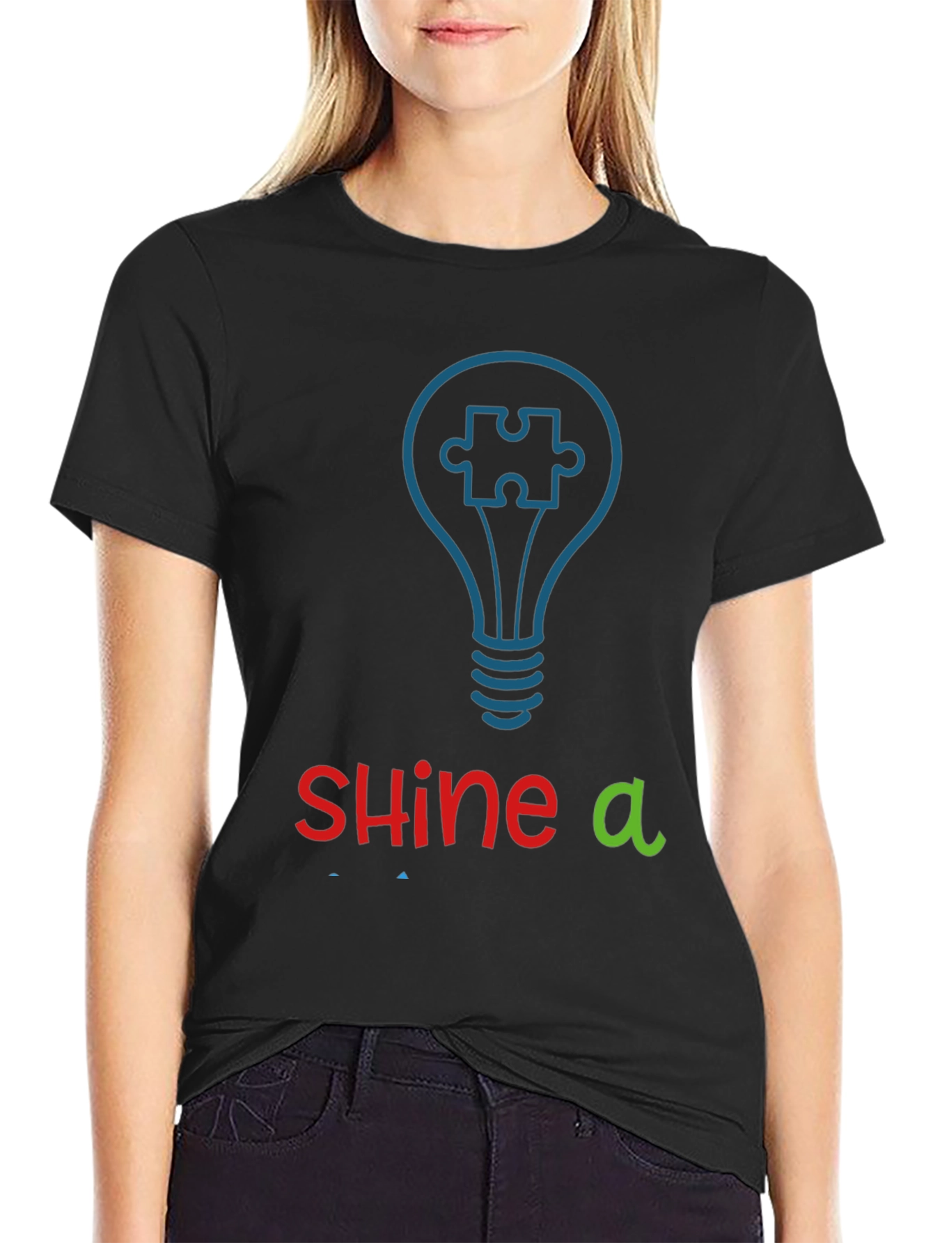 Shine a Light Autism Awareness T-Shirt