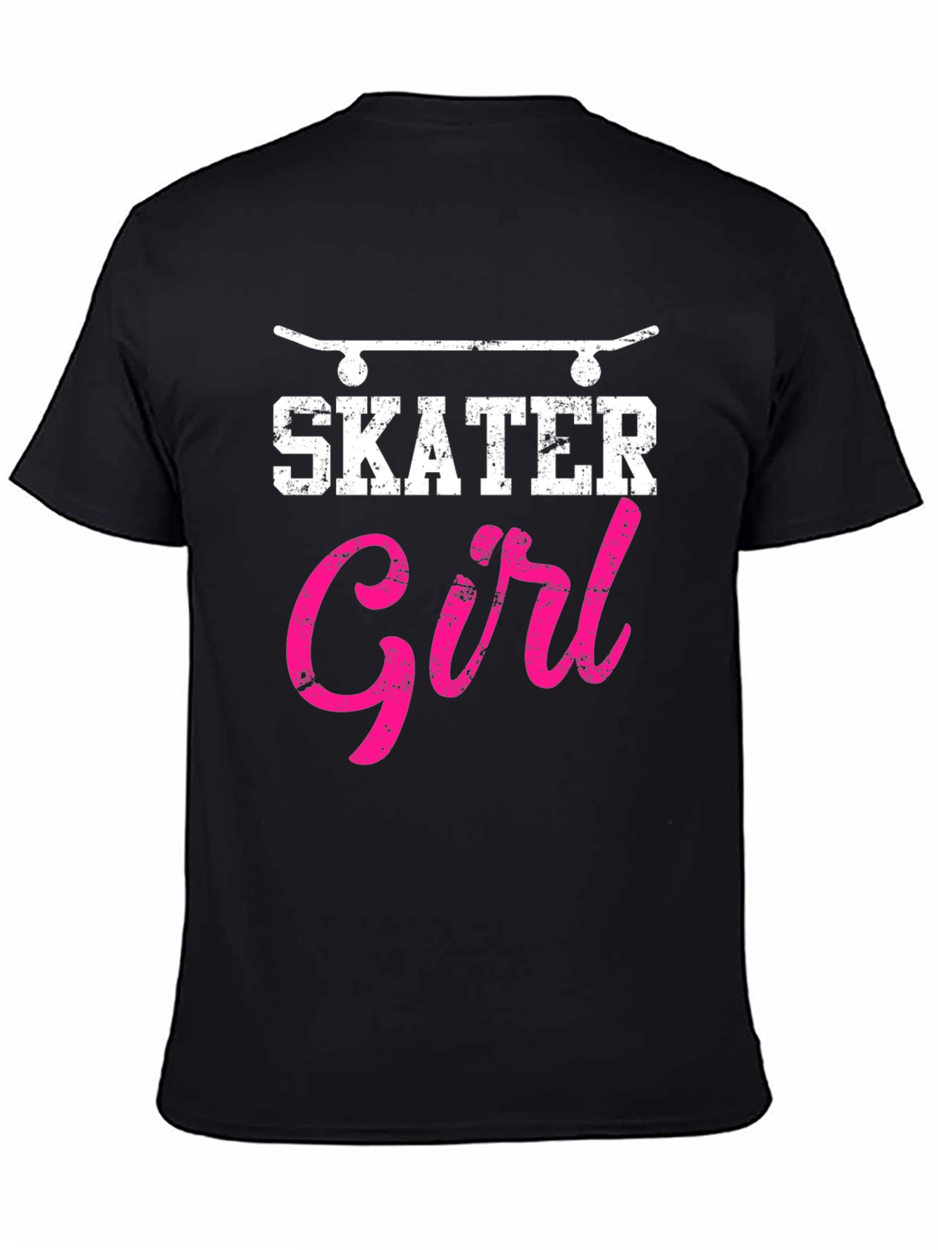Skater Girl Graphic T-Shirt - Cool Skateboarding Tee