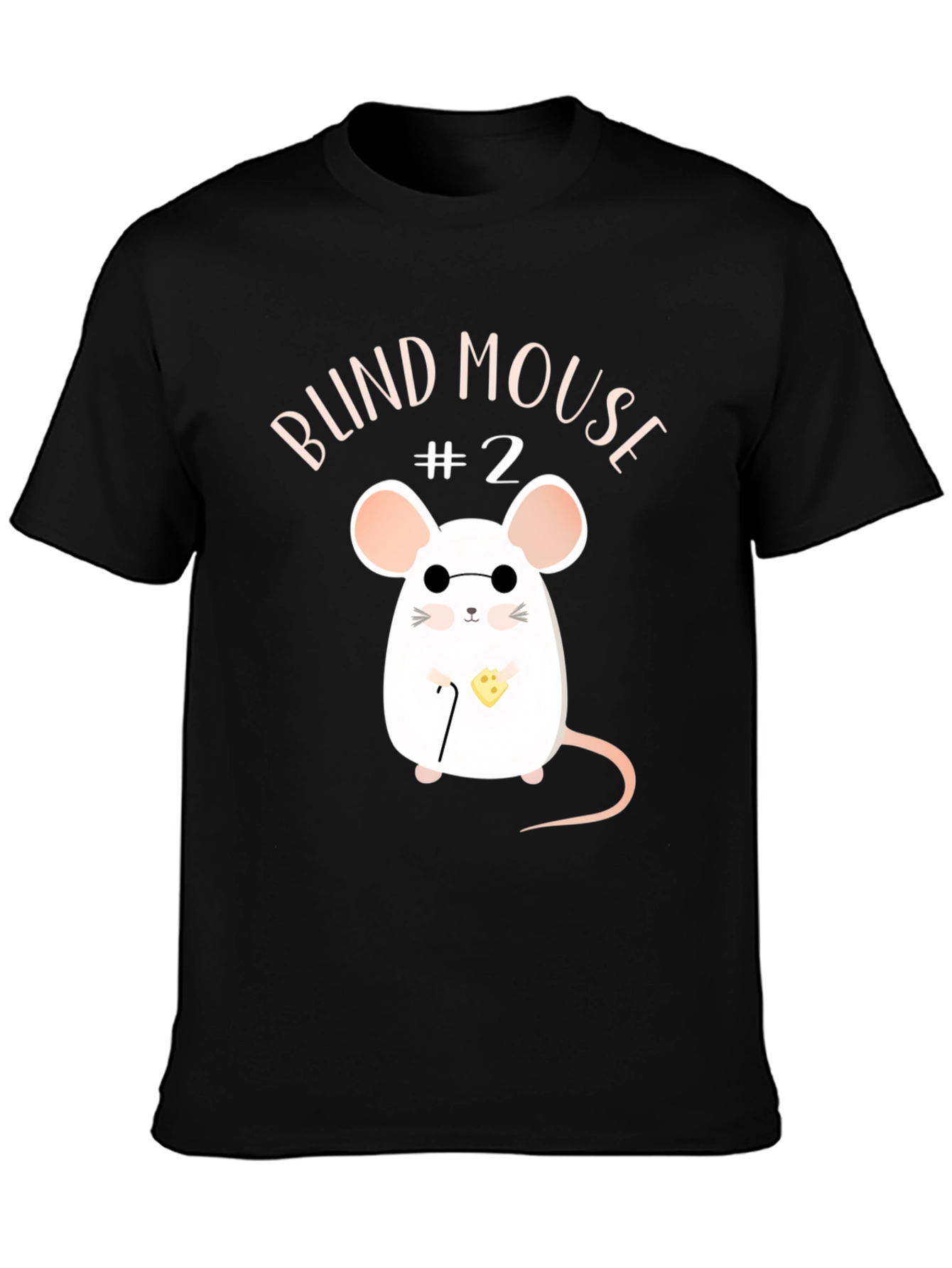 Blind Mouse #2 T-Shirt - Funny Graphic Tee