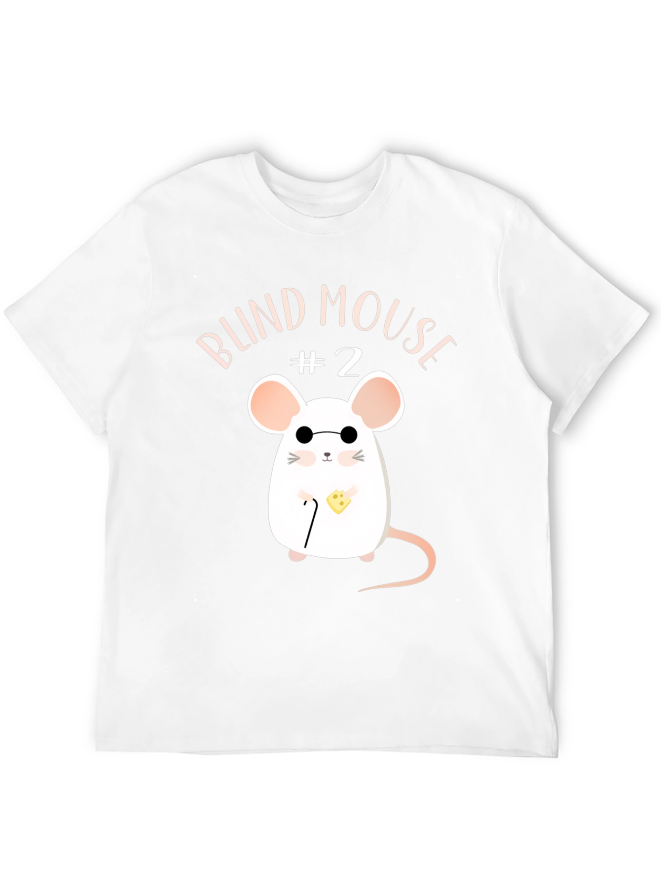 Blind Mouse #2 T-Shirt - Funny Graphic Tee