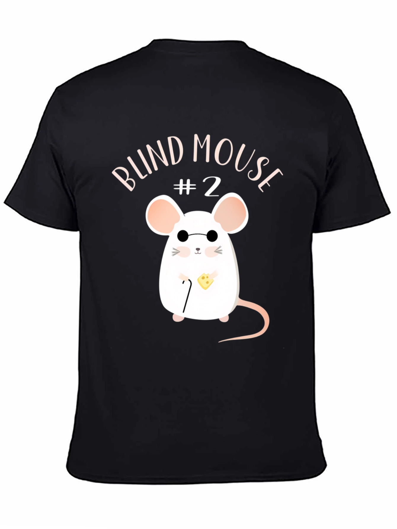 Blind Mouse #2 T-Shirt - Funny Graphic Tee