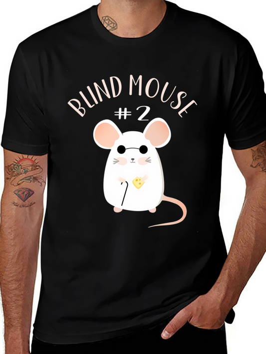 Blind Mouse #2 T-Shirt - Funny Graphic Tee