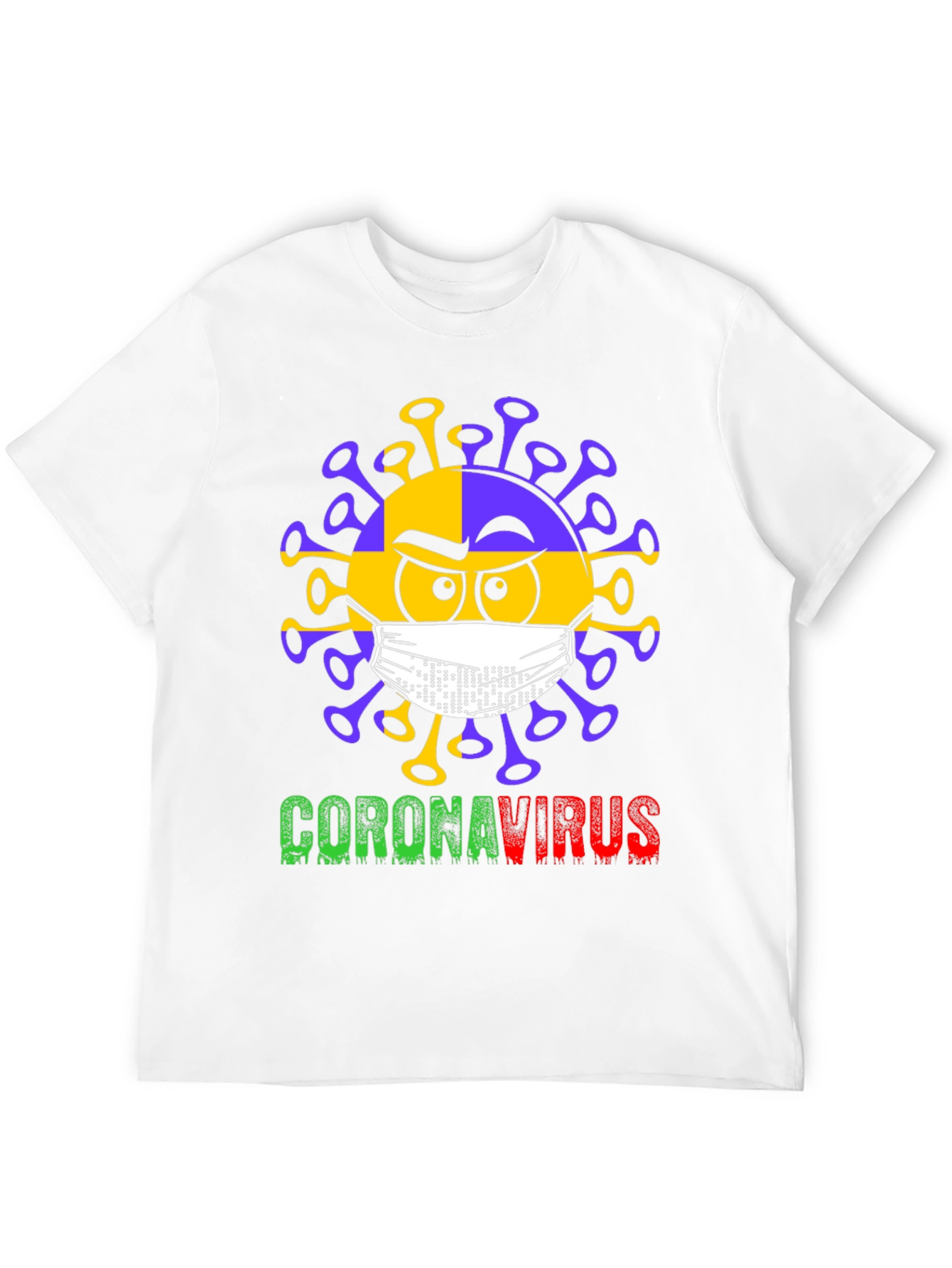 Coronavirus Graphic T-Shirt - Novelty Tee