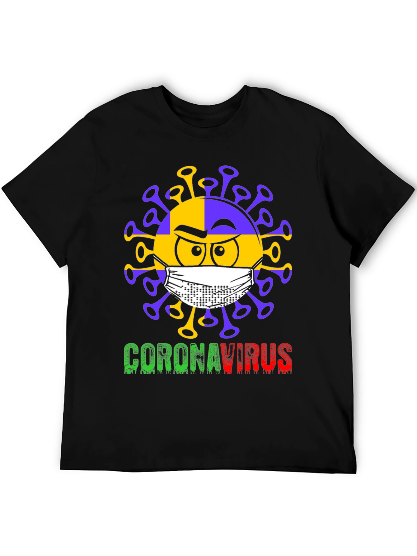 Coronavirus Graphic T-Shirt - Novelty Tee