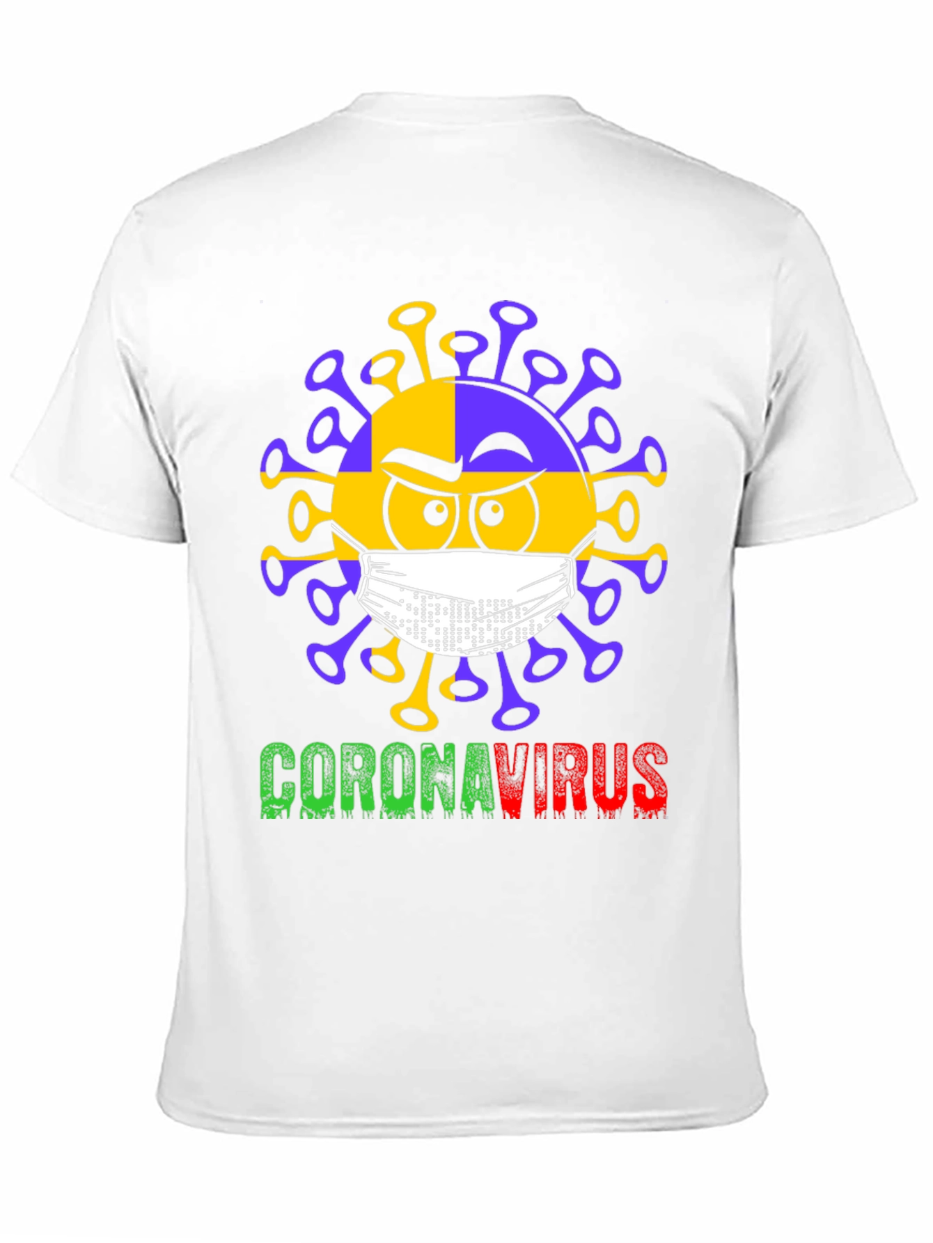 Coronavirus Graphic T-Shirt - Novelty Tee