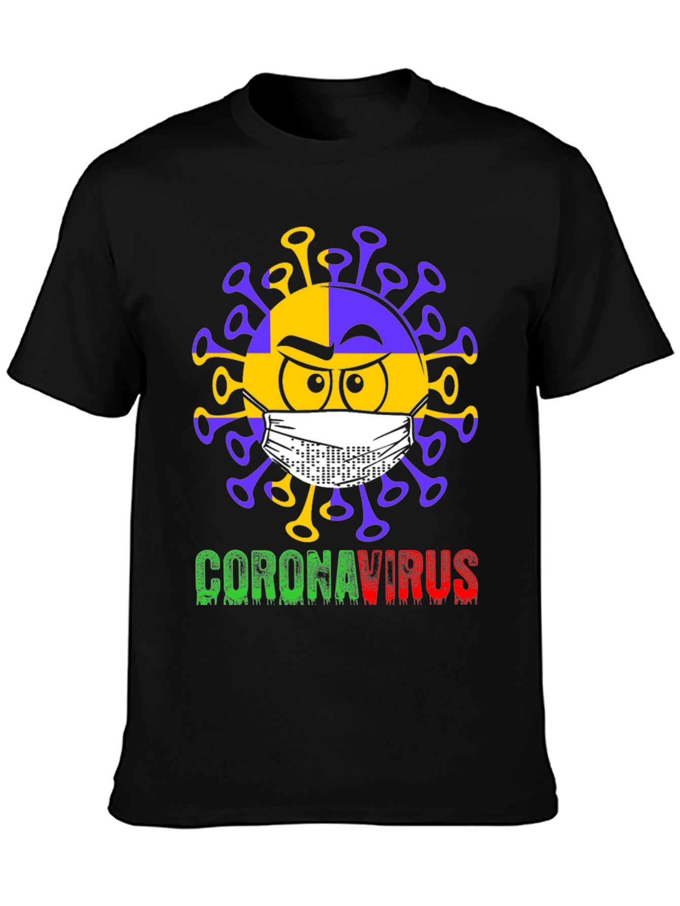 Coronavirus Graphic T-Shirt - Novelty Tee
