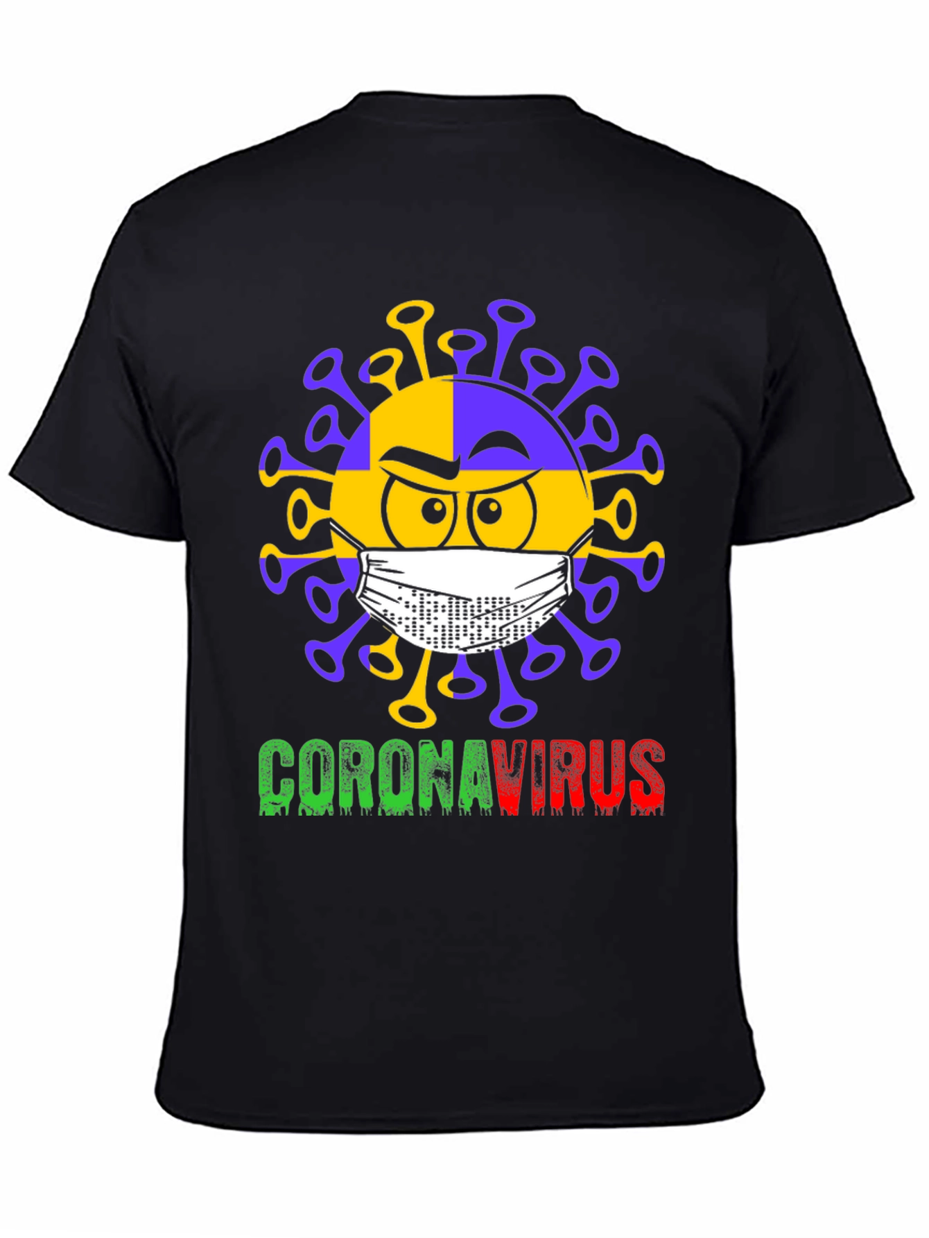 Coronavirus Graphic T-Shirt - Novelty Tee