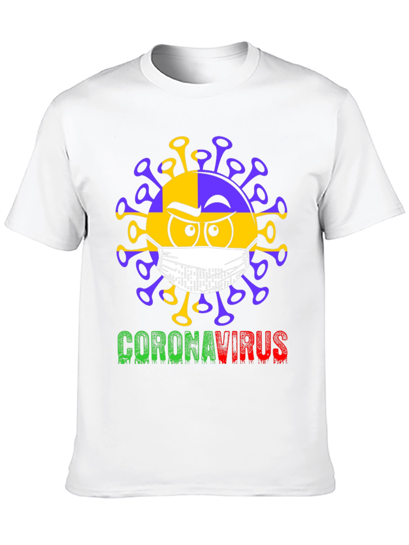 Coronavirus Graphic T-Shirt - Novelty Tee