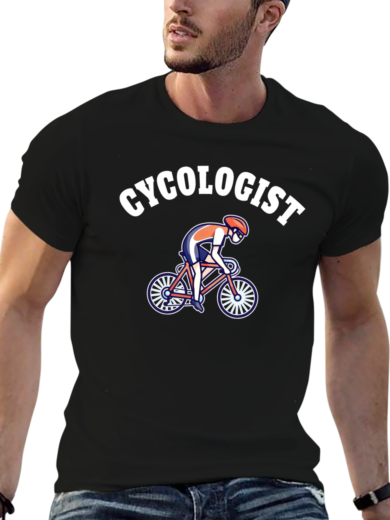 Cycologist Graphic T-Shirt - Biking Enthusiast Tee