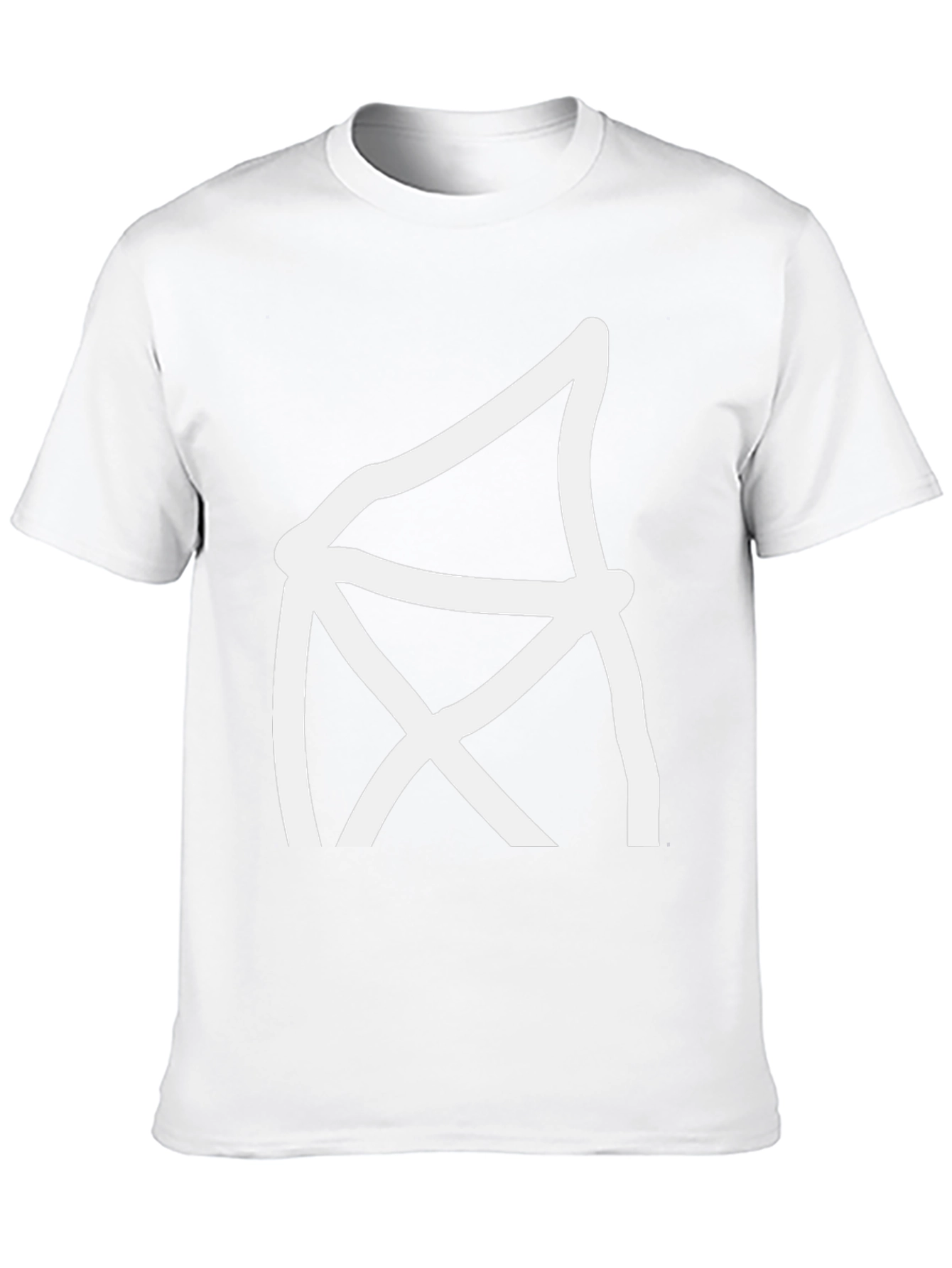Abstract Graphic Tee - Modern Black T-Shirt