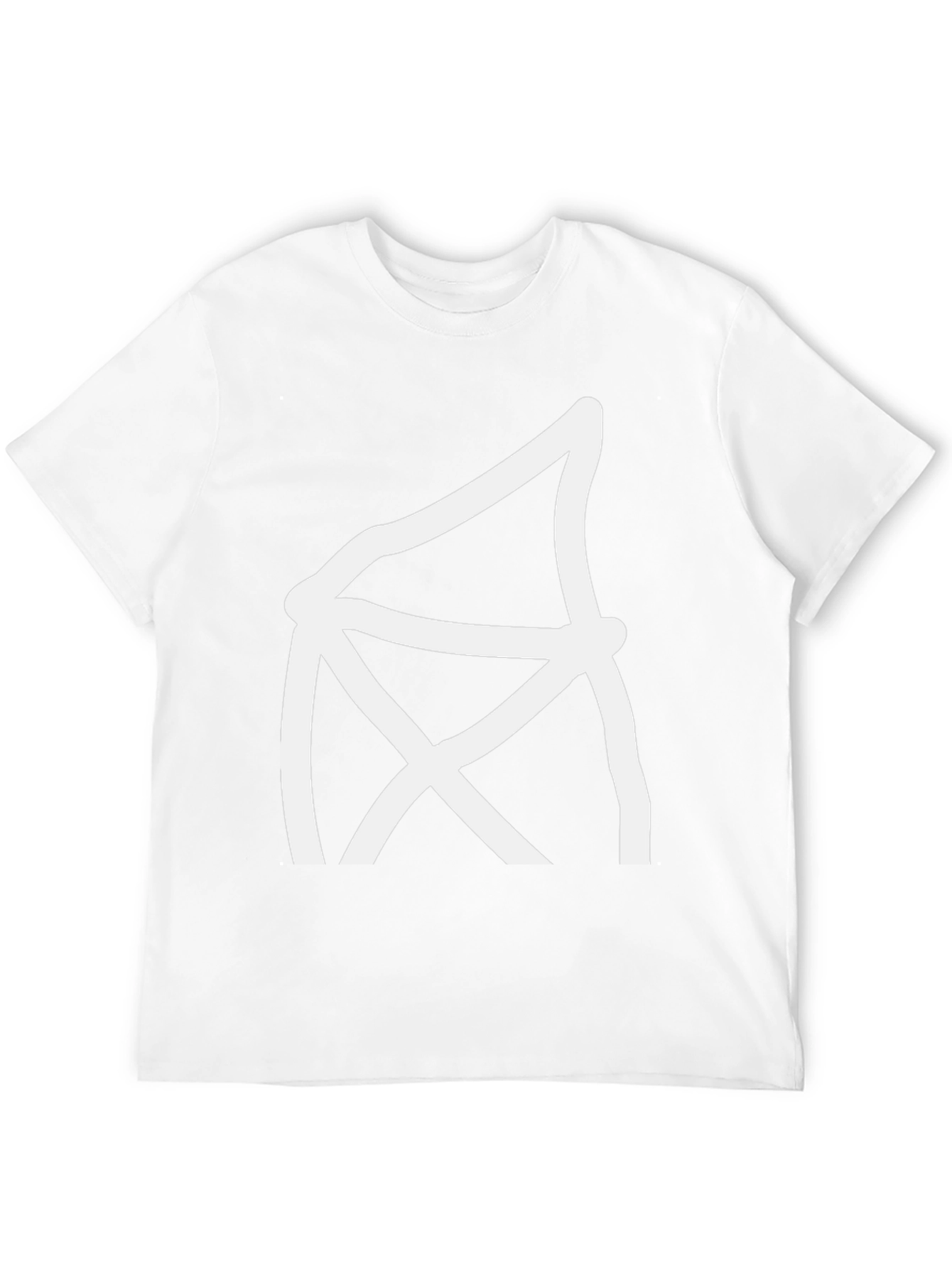 Abstract Graphic Tee - Modern Black T-Shirt