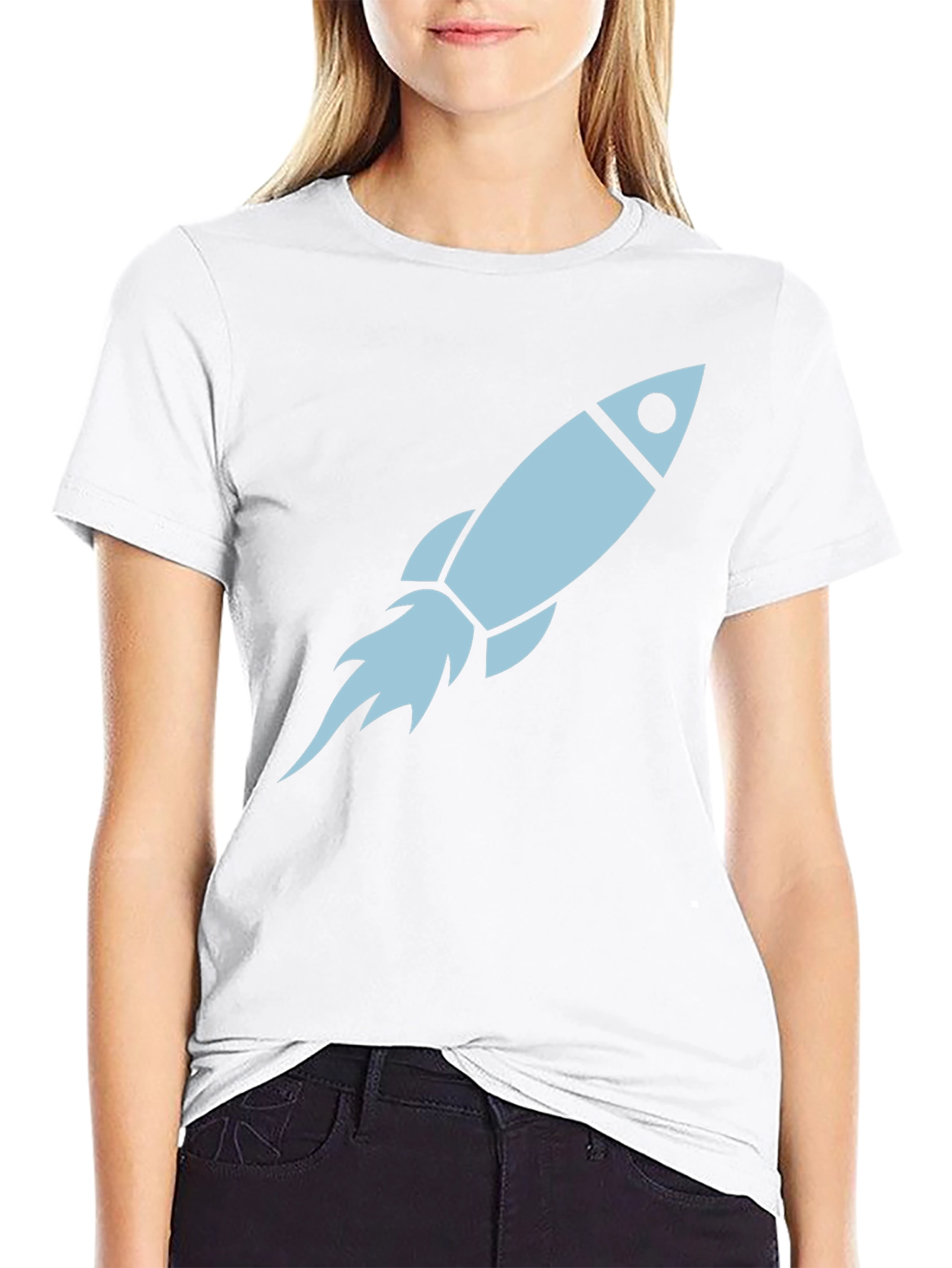 Rocket Graphic Tee - Mens Black T-Shirt