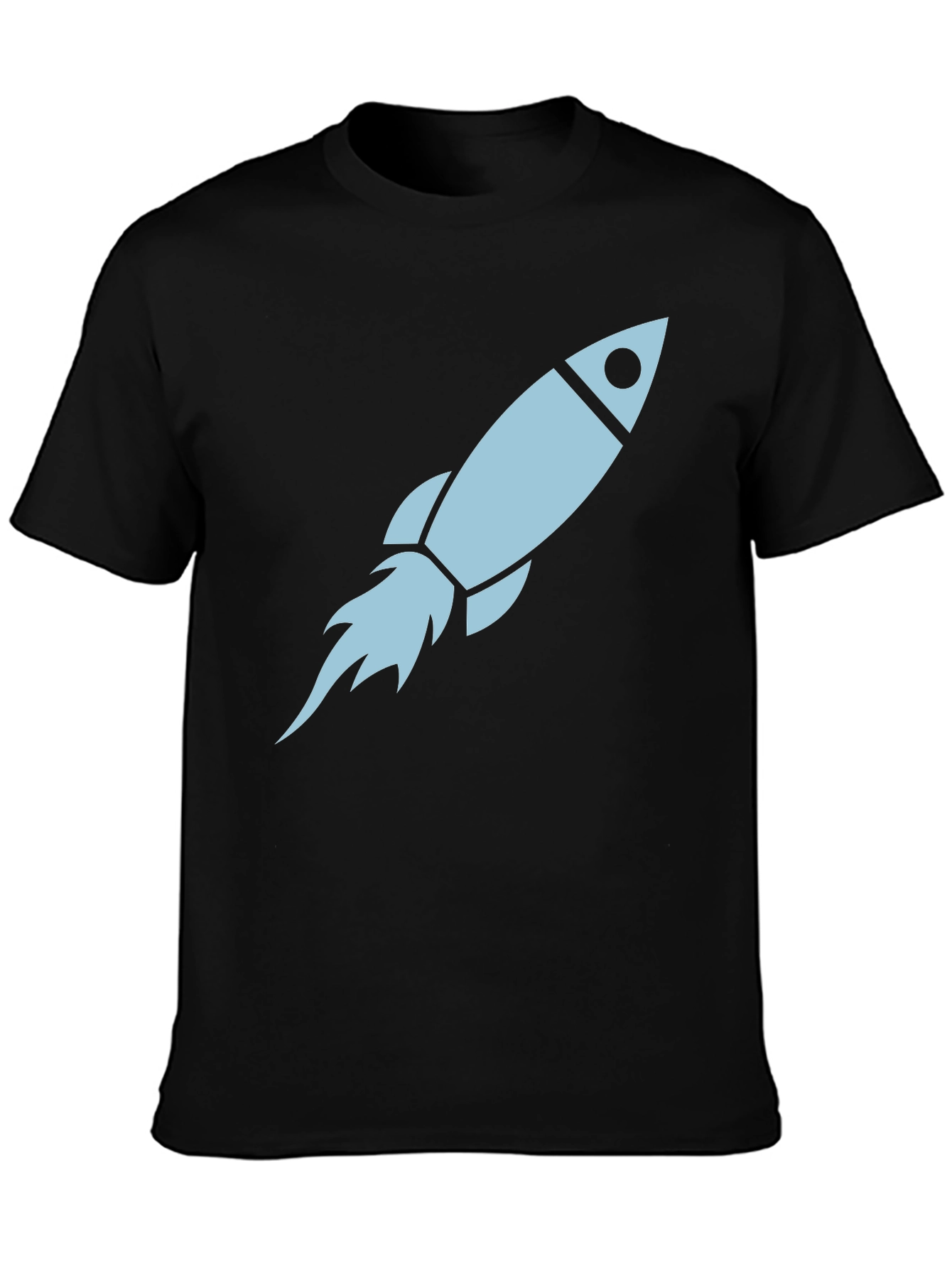 Rocket Graphic Tee - Mens Black T-Shirt