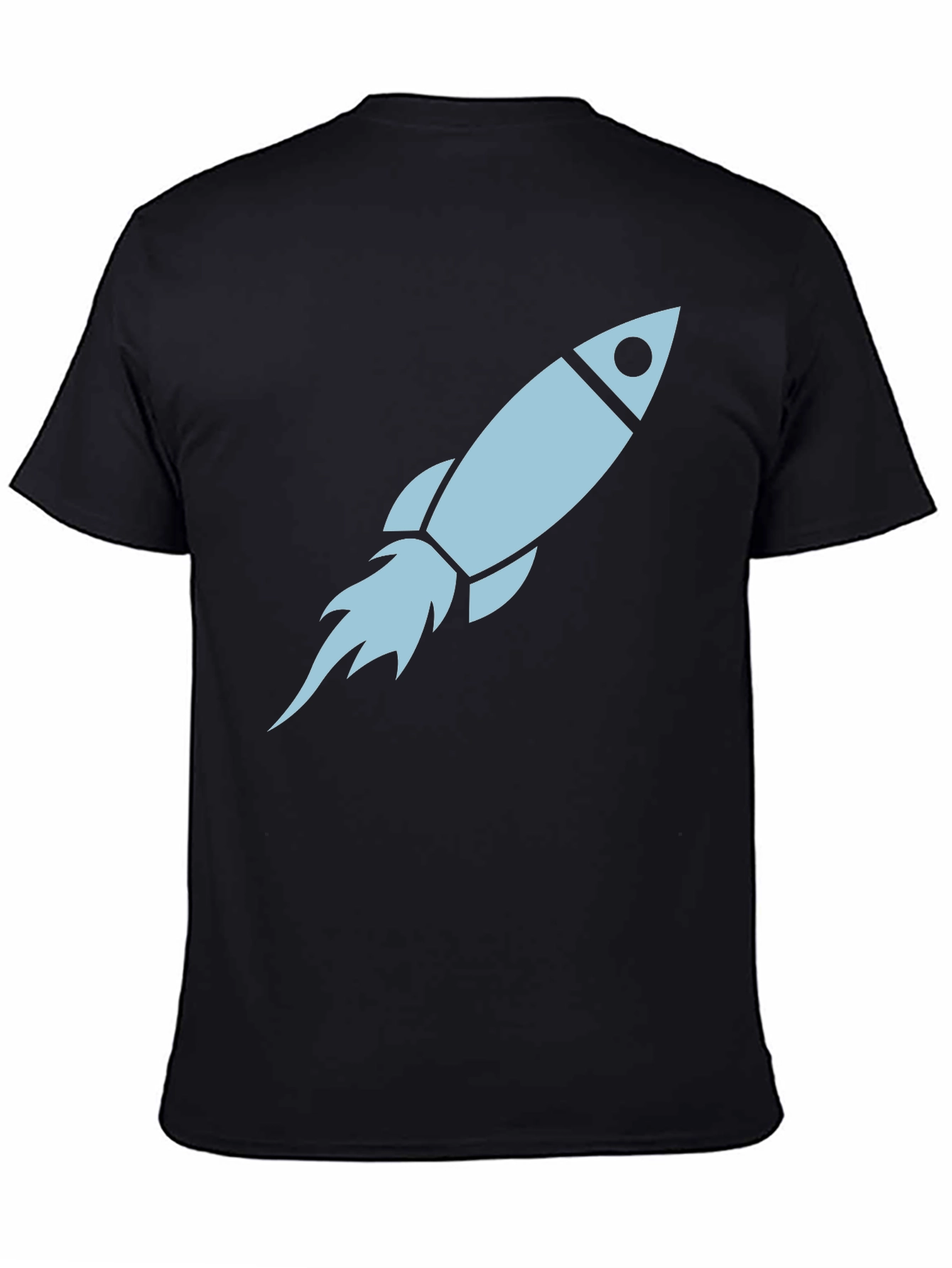 Rocket Graphic Tee - Mens Black T-Shirt