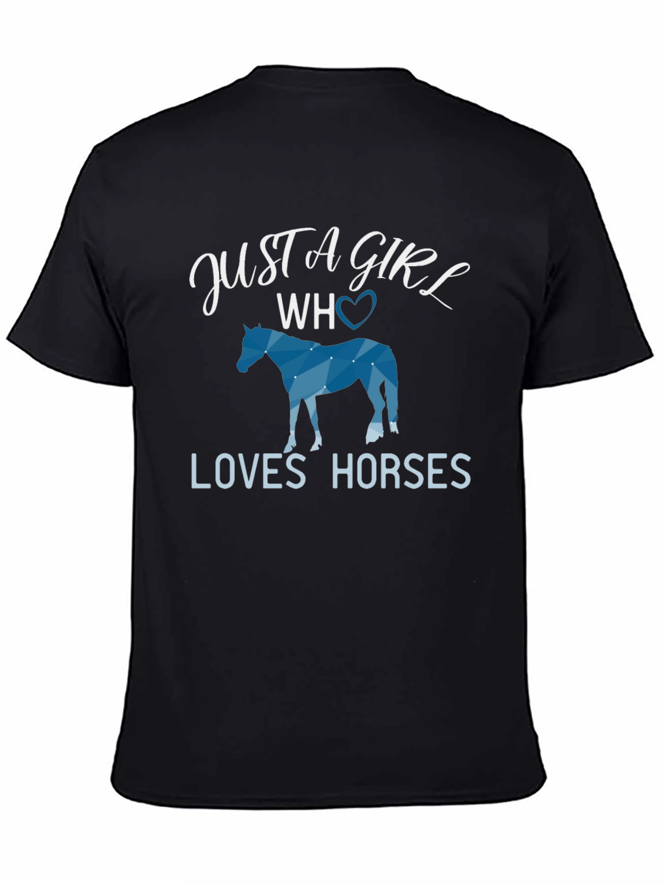 Just a Girl Who Loves Horses Graphic Tee