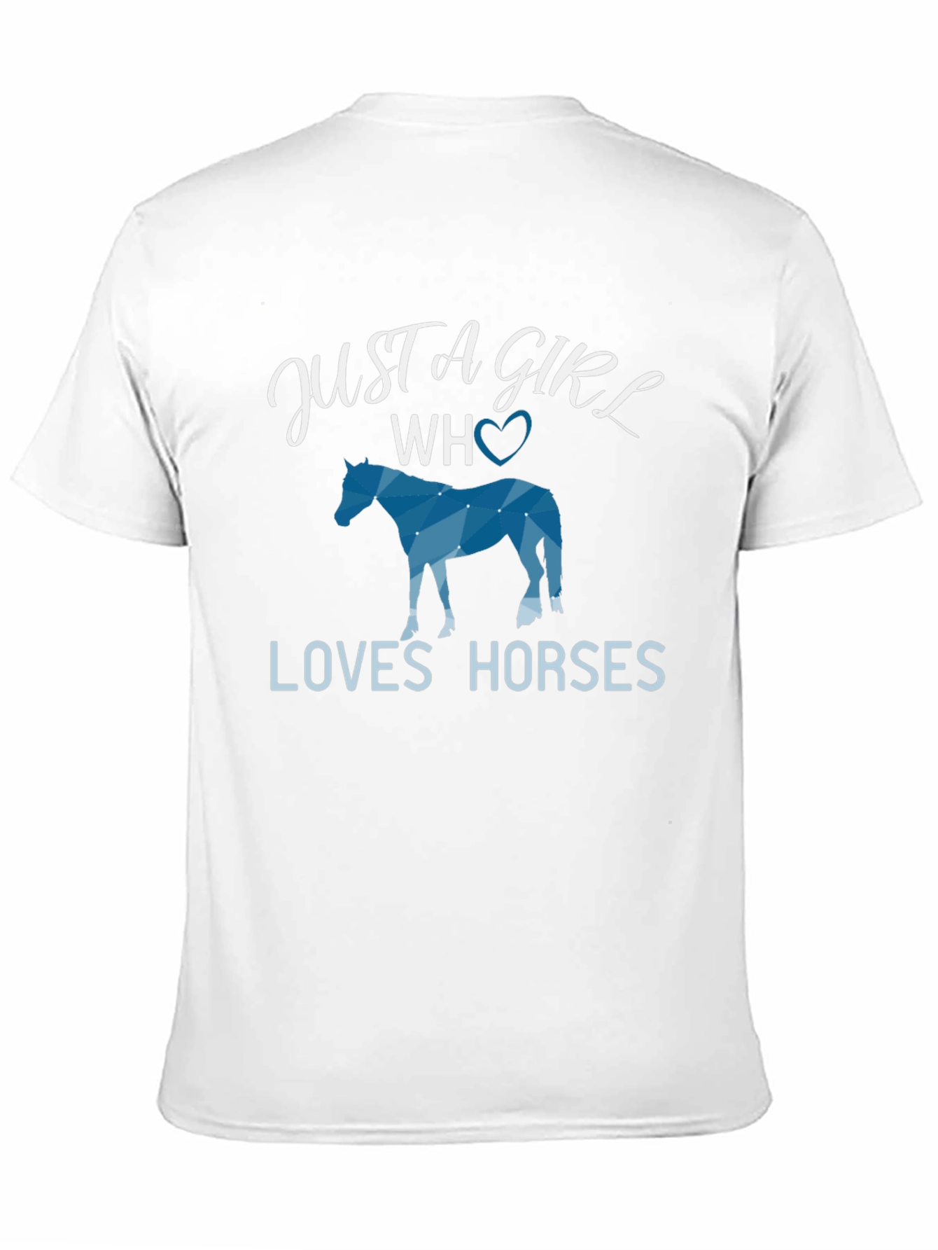 Just a Girl Who Loves Horses Graphic Tee